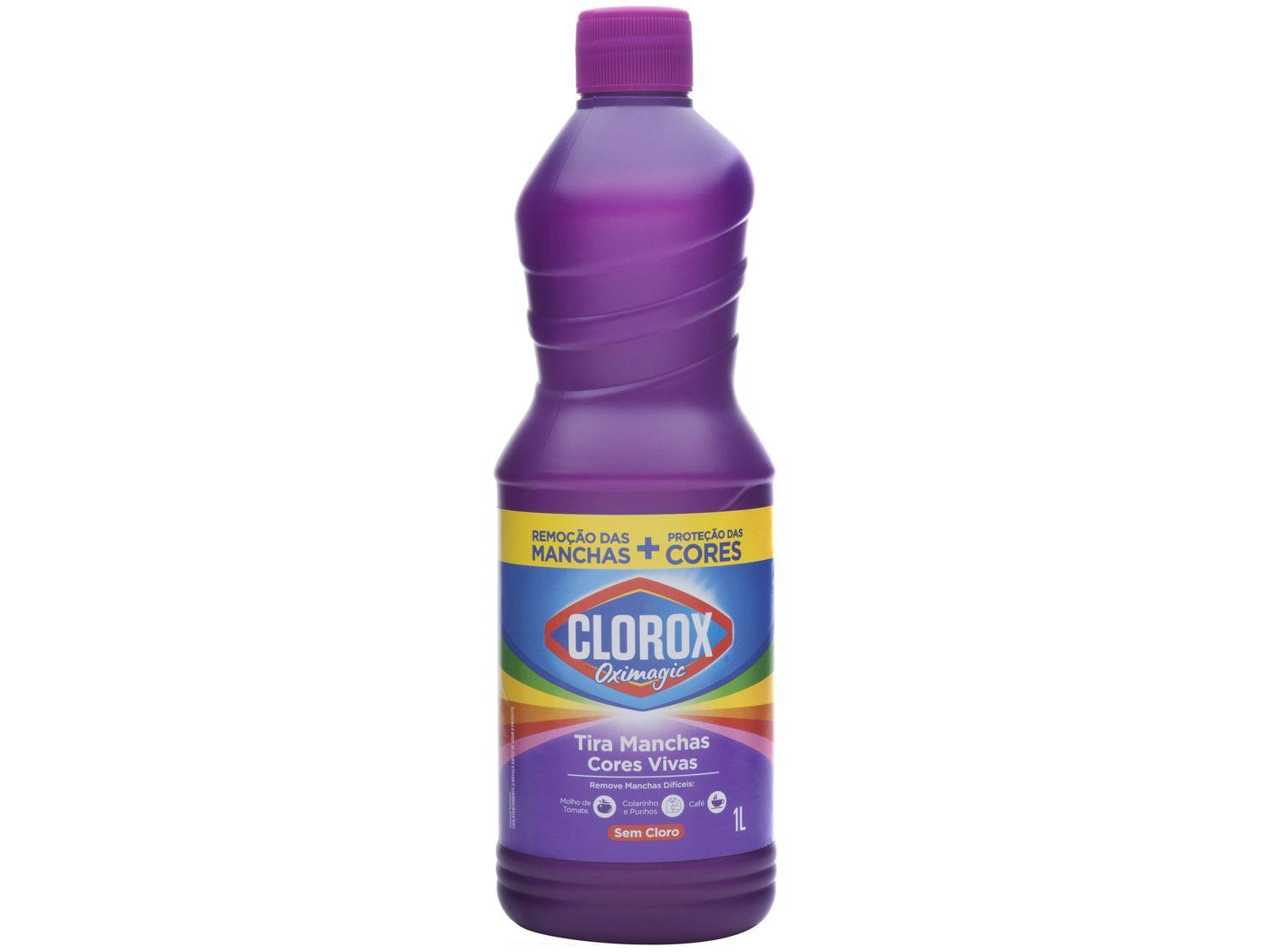 Tira Manchas Clorox Oximagic Cores Vivas - Líquido sem Cloro 1L
