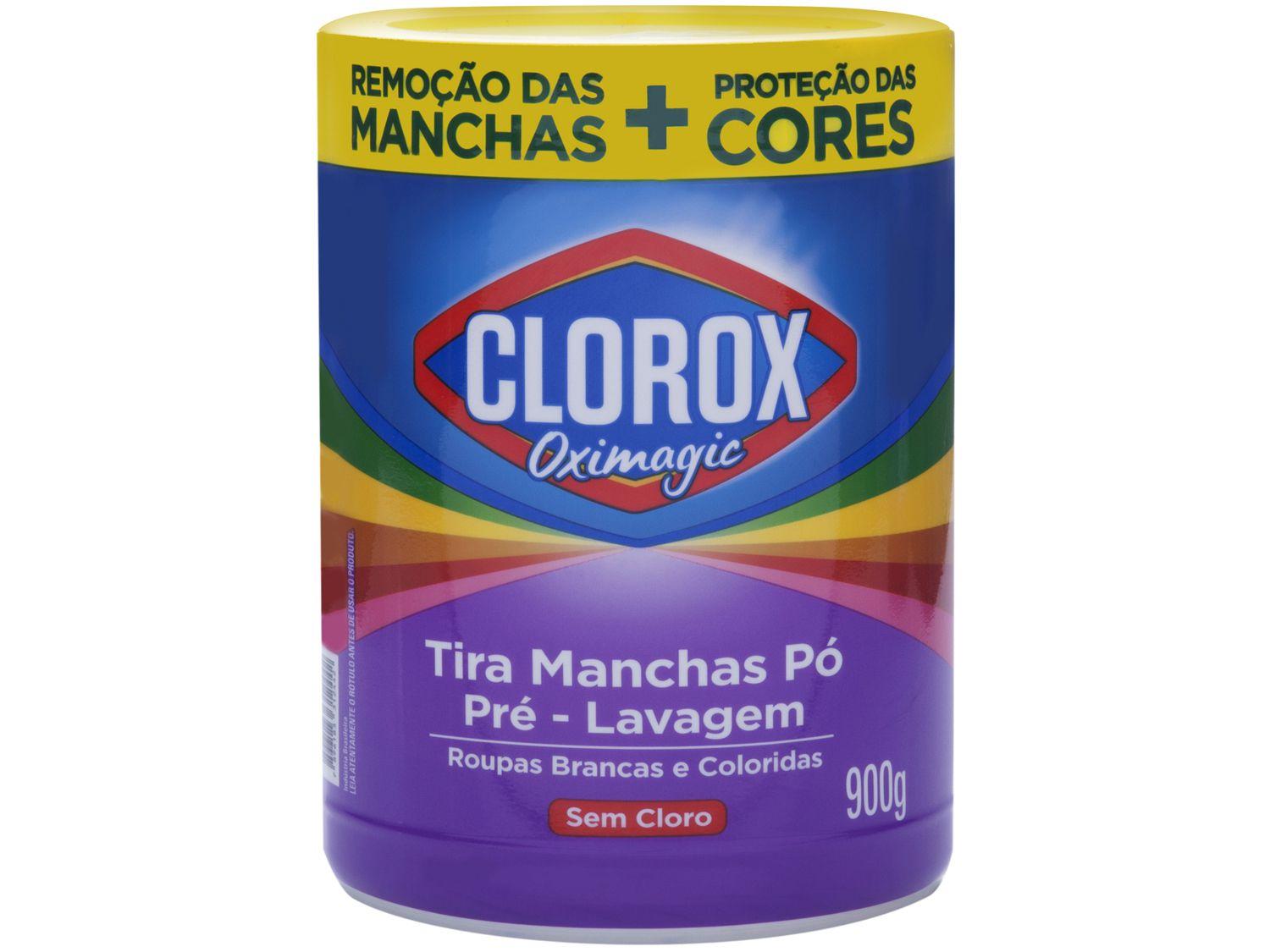 Tira Manchas Clorox Oximagic Pré-Lavagem - em Pó sem Cloro 900g
