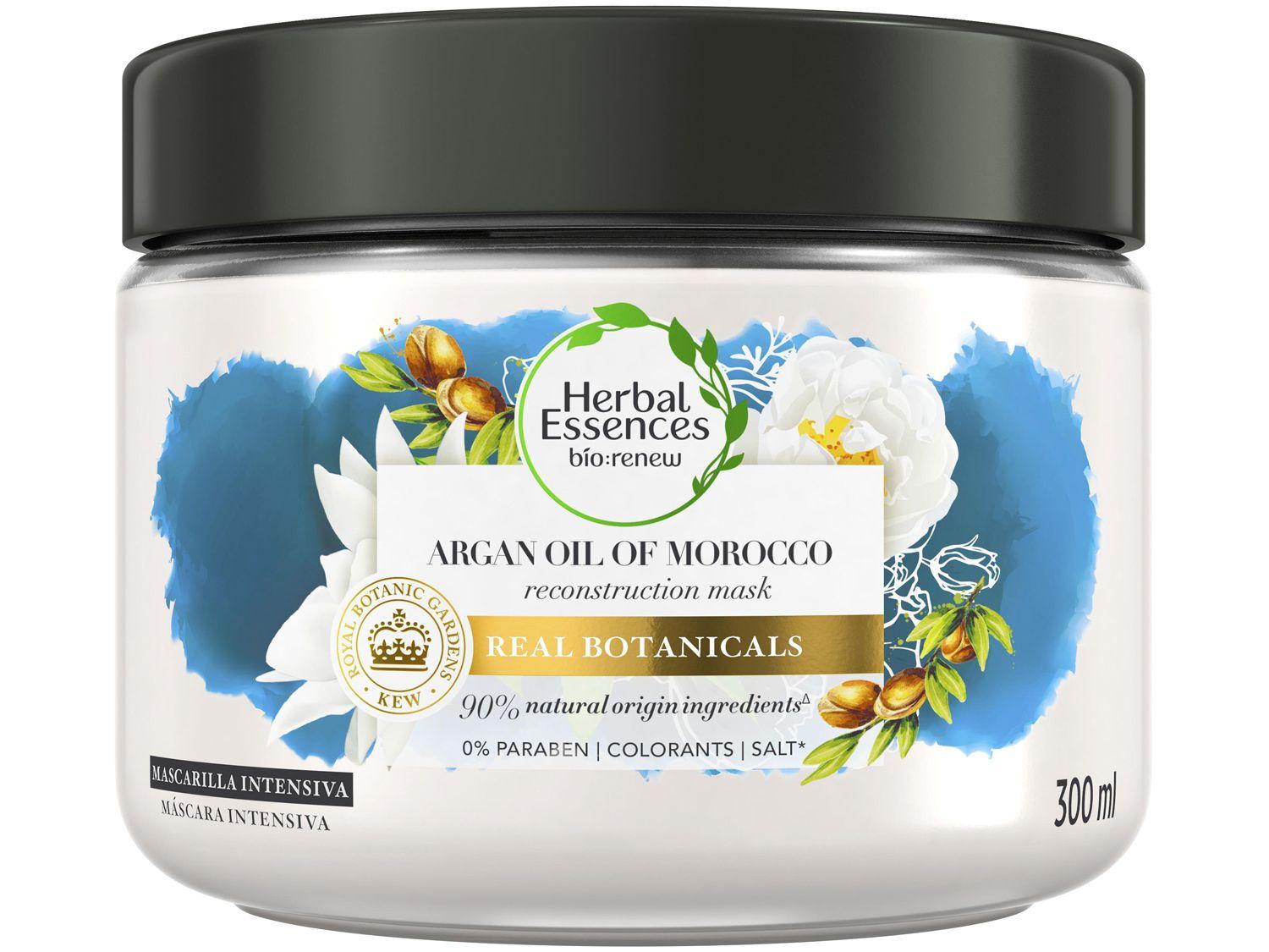 Máscara de Reconstrução Herbal Essences Bío Renew - Óleo de Argan 300ml
