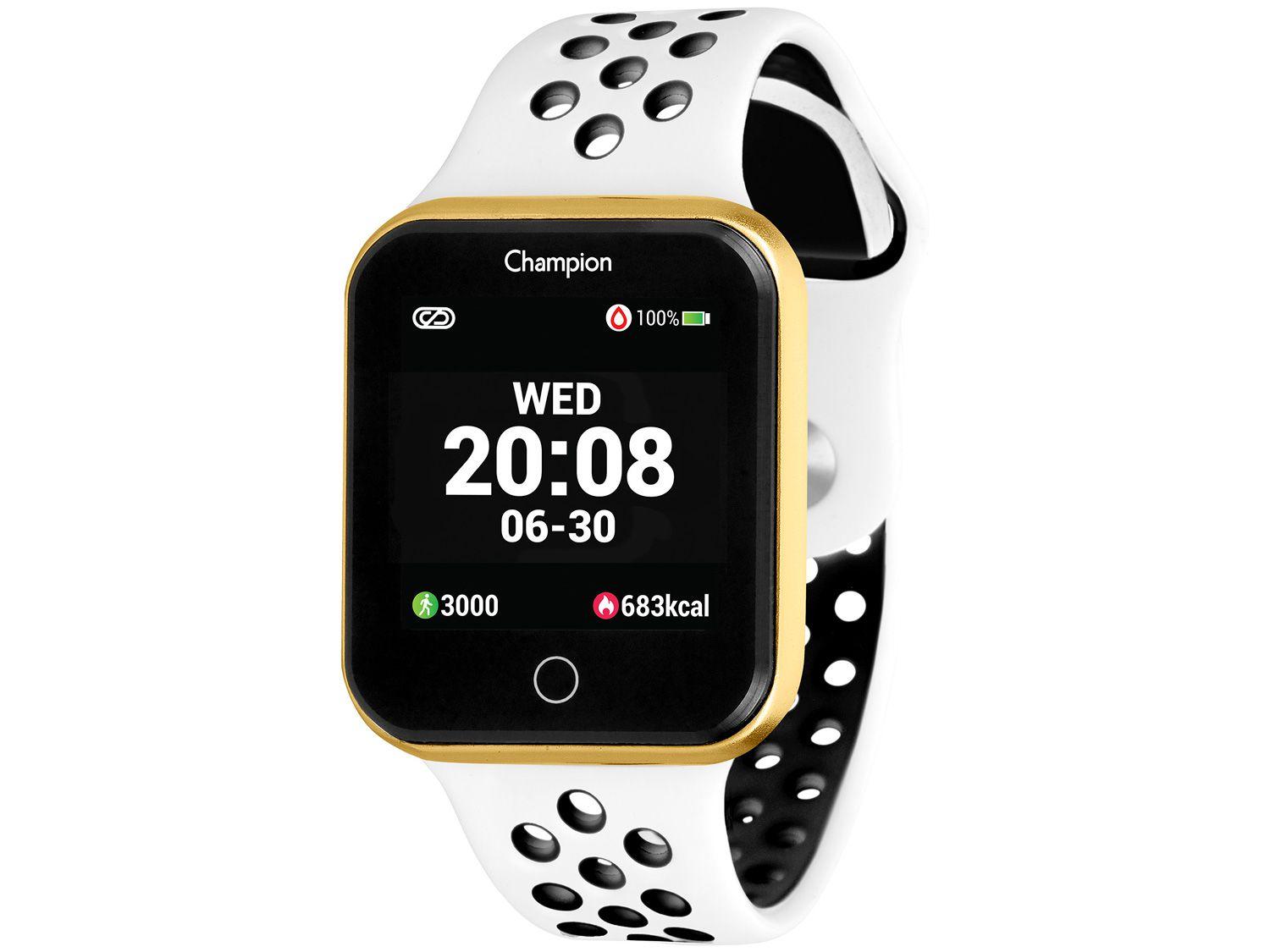 Smartwatch Champion CH50006B Branco - 43mm 512K