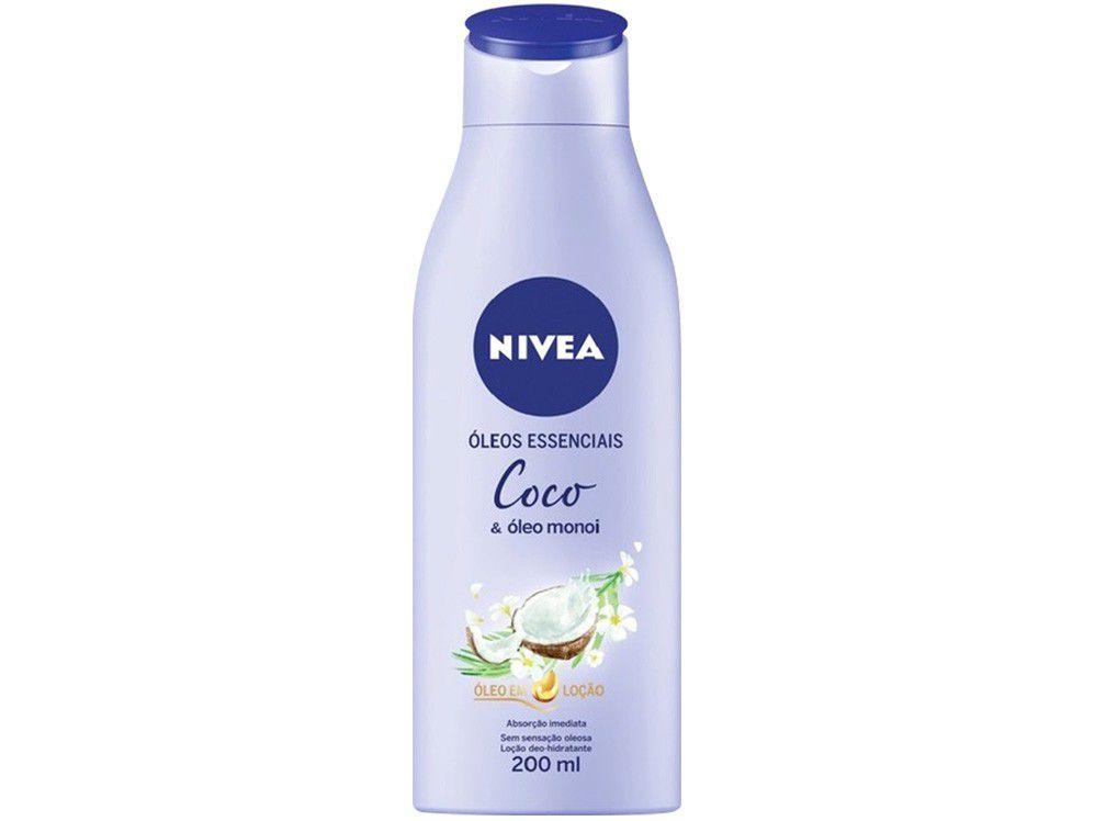 Loção Hidratante Corporal Nivea Coco & Óleo Monoi - 200ml