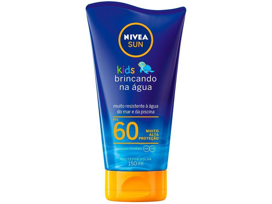 Protetor Solar Infantil Corporal Nivea FPS 60 - Sun Kids Swim & Play 150ml