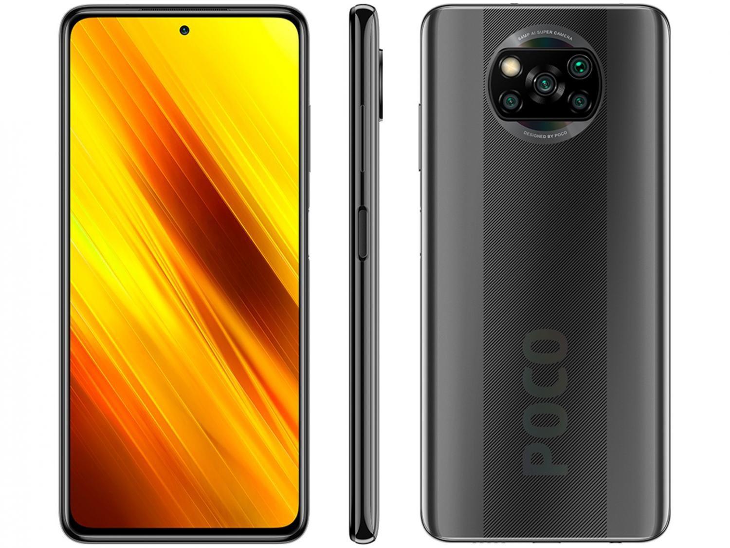 Smartphone Xiaomi Poco X3 NFC 64GB Cinza Octa-Core - 6GB RAM Tela 6,67" Câm. Quádrupla + Selfie 20