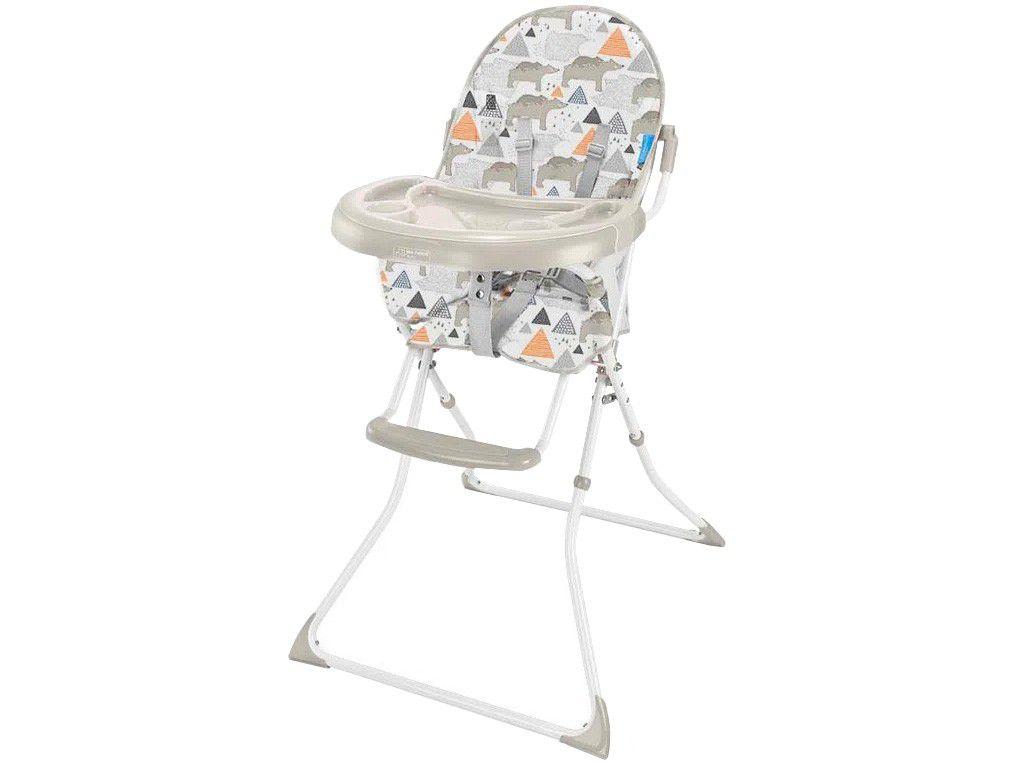 Cadeira de Alimentação Alta Multikids Baby - Slim Ursos 1 Posição de Altura 15kg