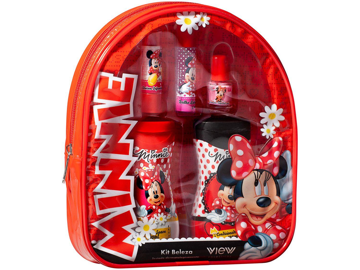 Kit Beleza Infantil Minnie View 5 Peças