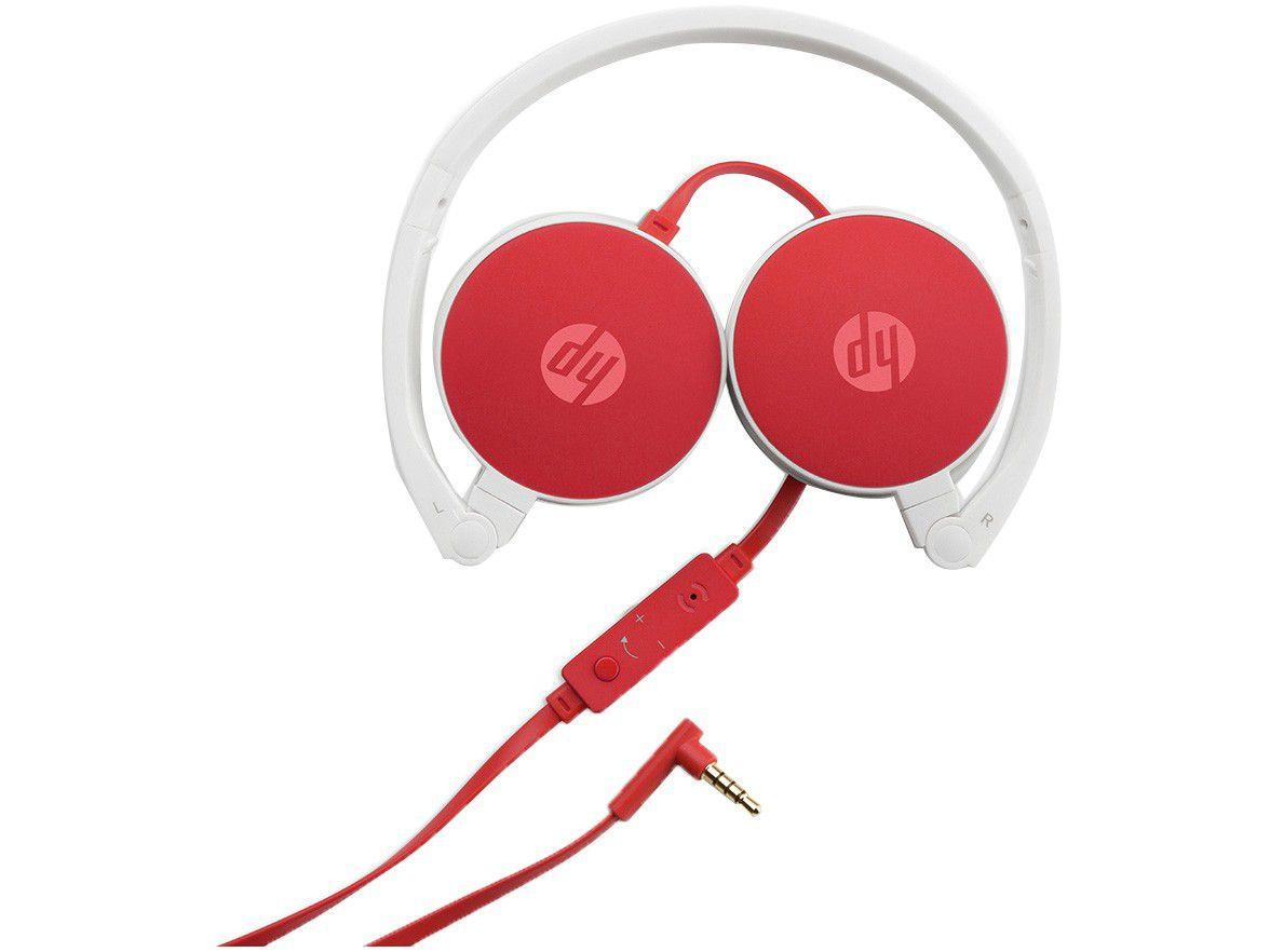 Headphone HP H2800 Cardinal com Microfone Vermelho