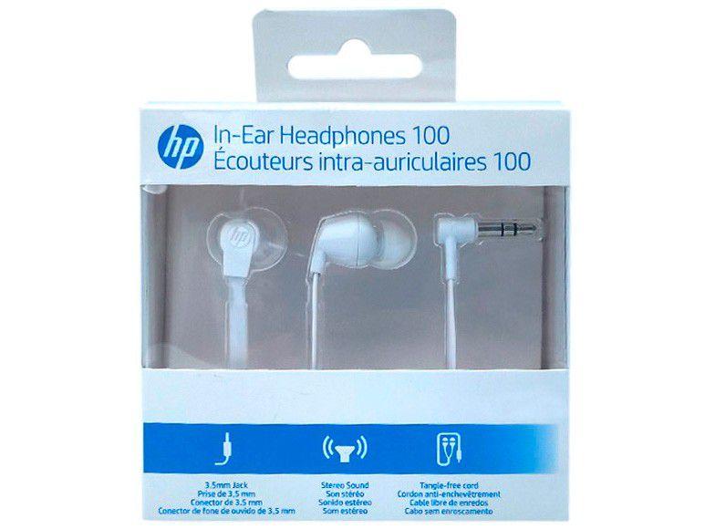 Fone de Ouvido HP H100 Intra-auricular Branco