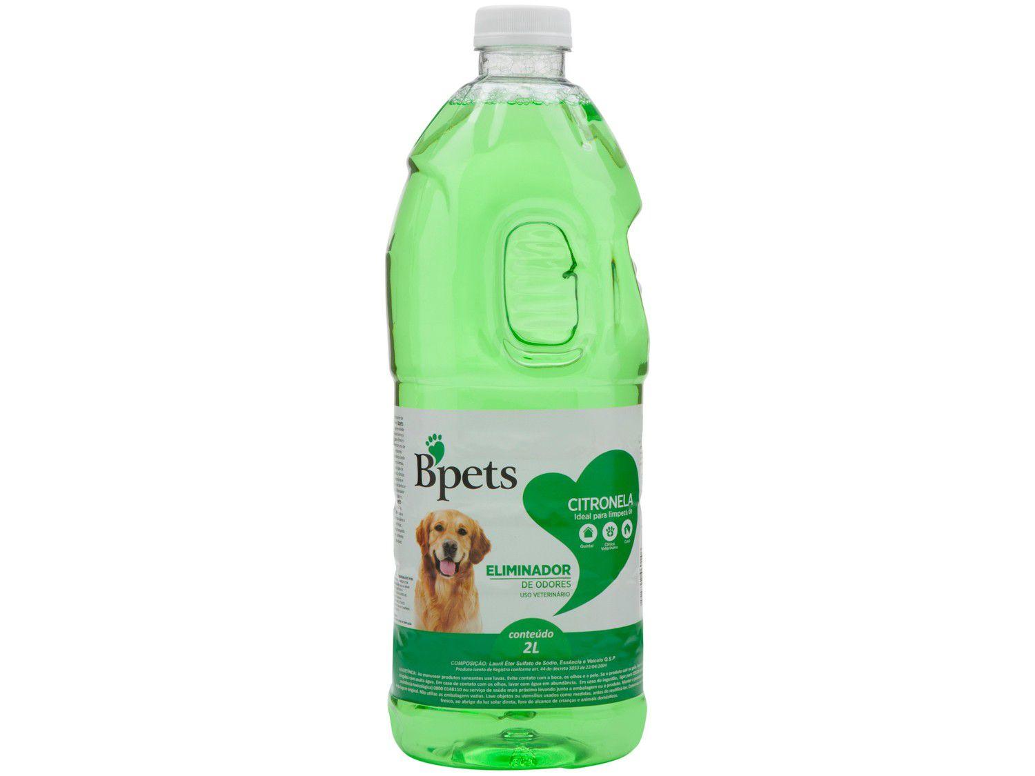 Eliminador de Odores para Cães e Gatos Bpets - Citronela 2L