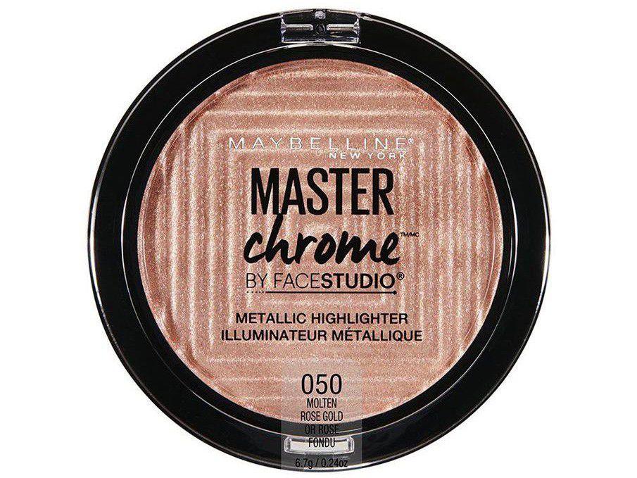 Pó Iluminador Facial Maybelline Rose Gold - Face Studio Master Chrome 6,7g