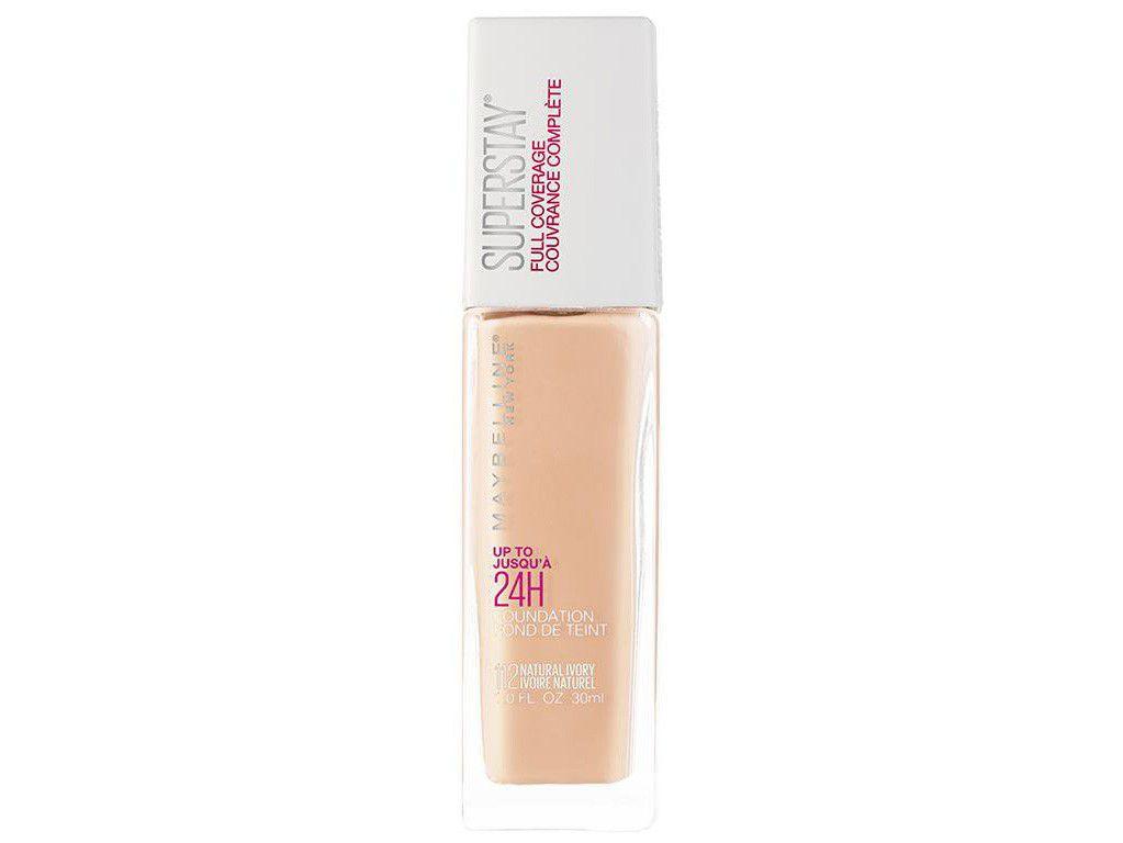 Base Maybelline Full Coverage SuperStay Líquida - Natural Ivory 30ml