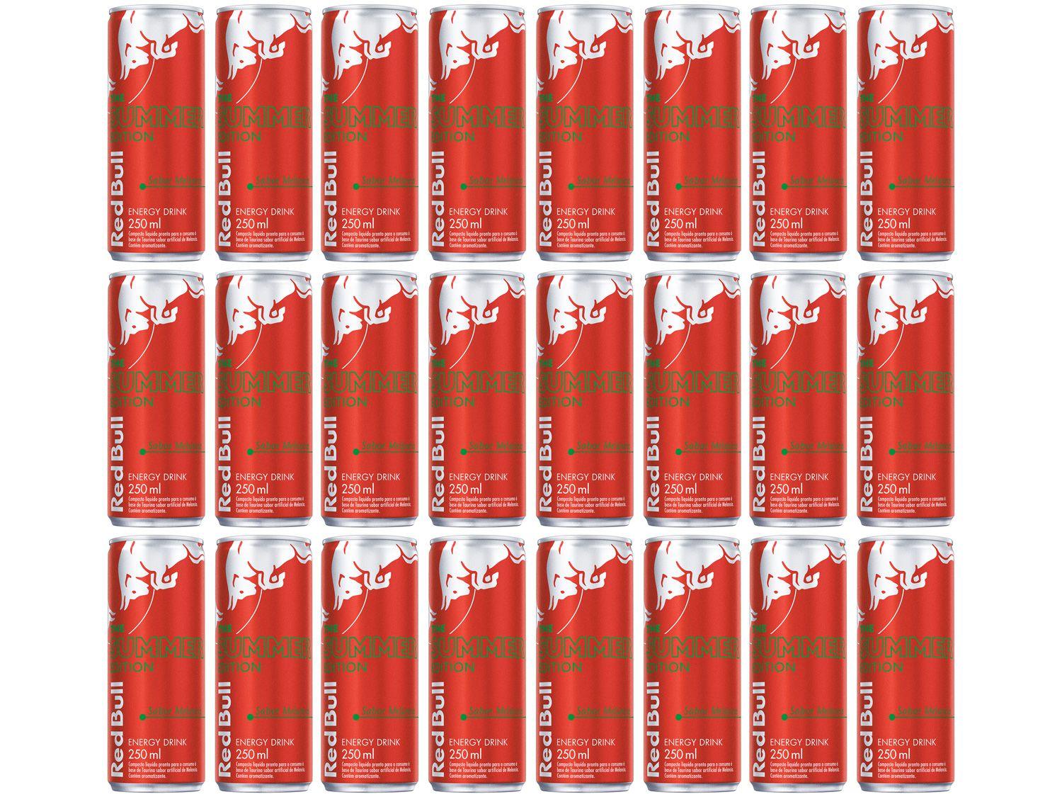 Bebida Energética Red Bull Summer Edition Melancia - 250ml 24 Unidades