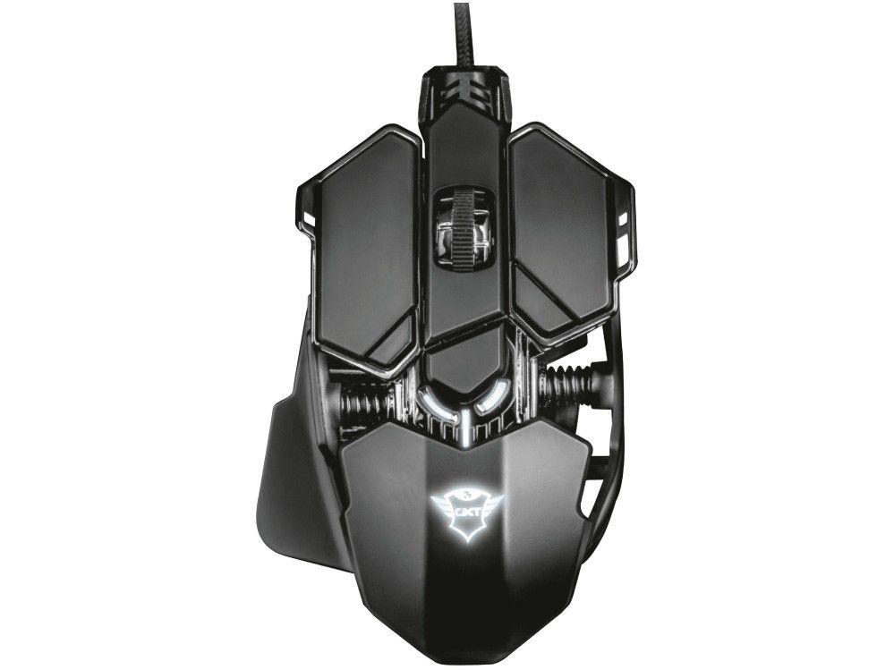 Mouse Gamer Trust Óptico 4000DPI 10 Botões - GXT 138 X-Ray Original