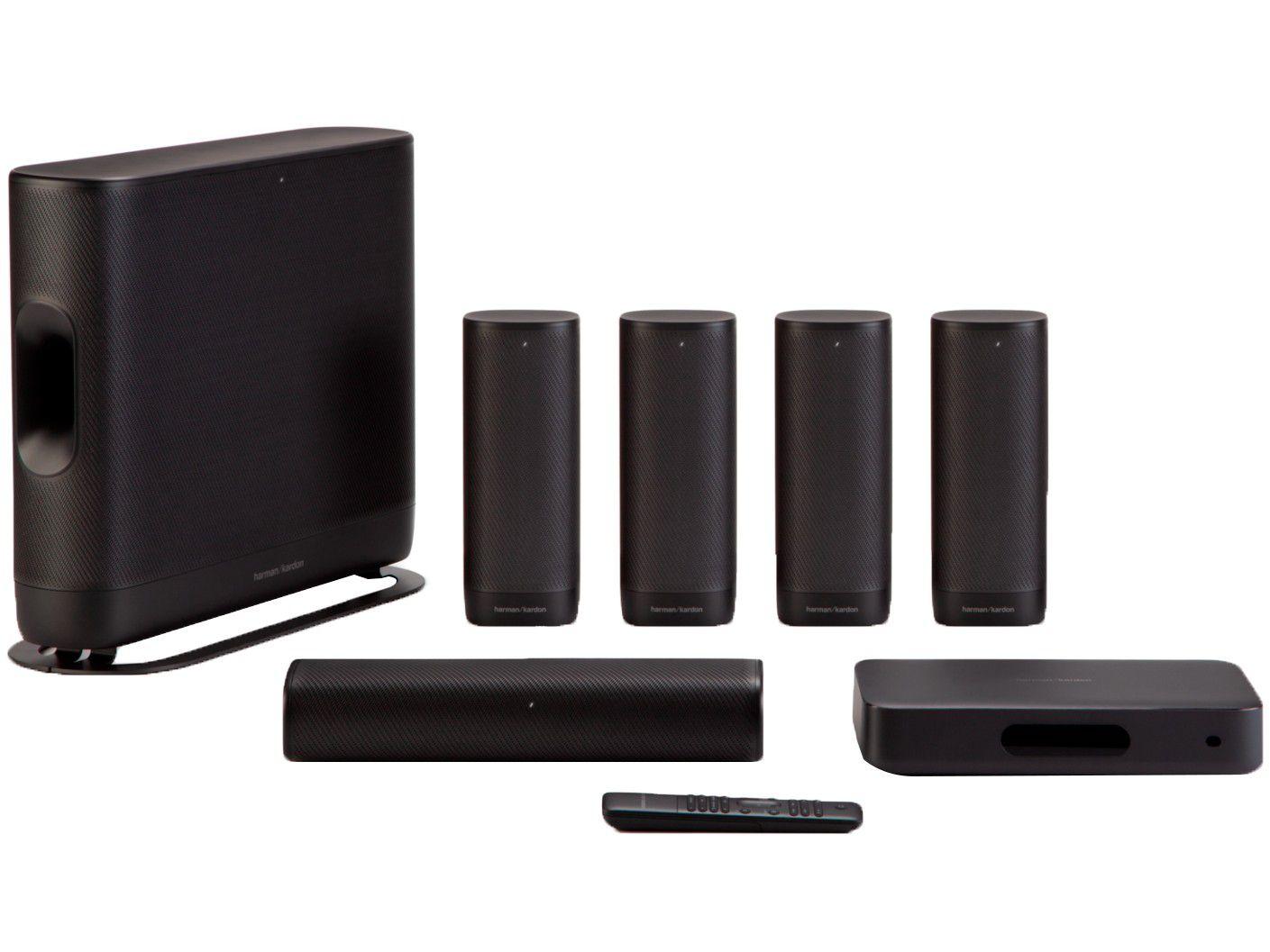 Soundbar Harman Kardon Surround com Subwoofer - Wireless Bluetooth 370W RMS 5.1 Canais