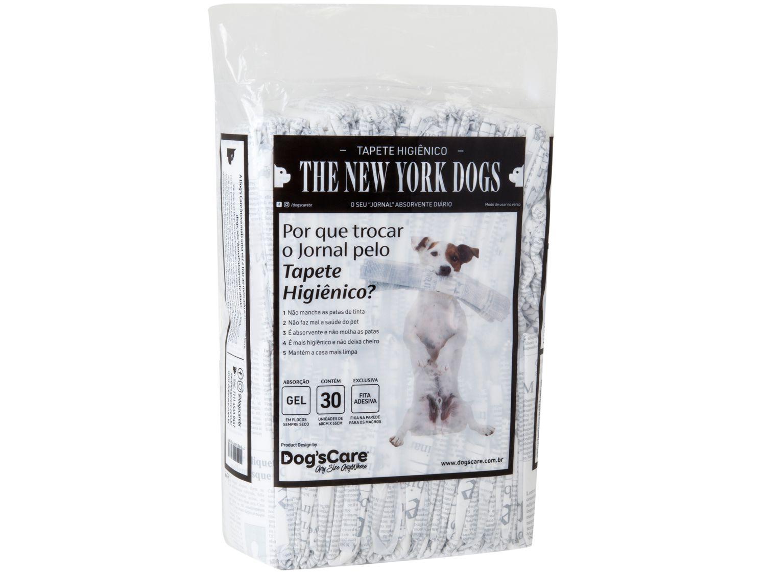 Tapete Higiênico Dogs Care The New York Dogs - 60x55cm 30 Unidades