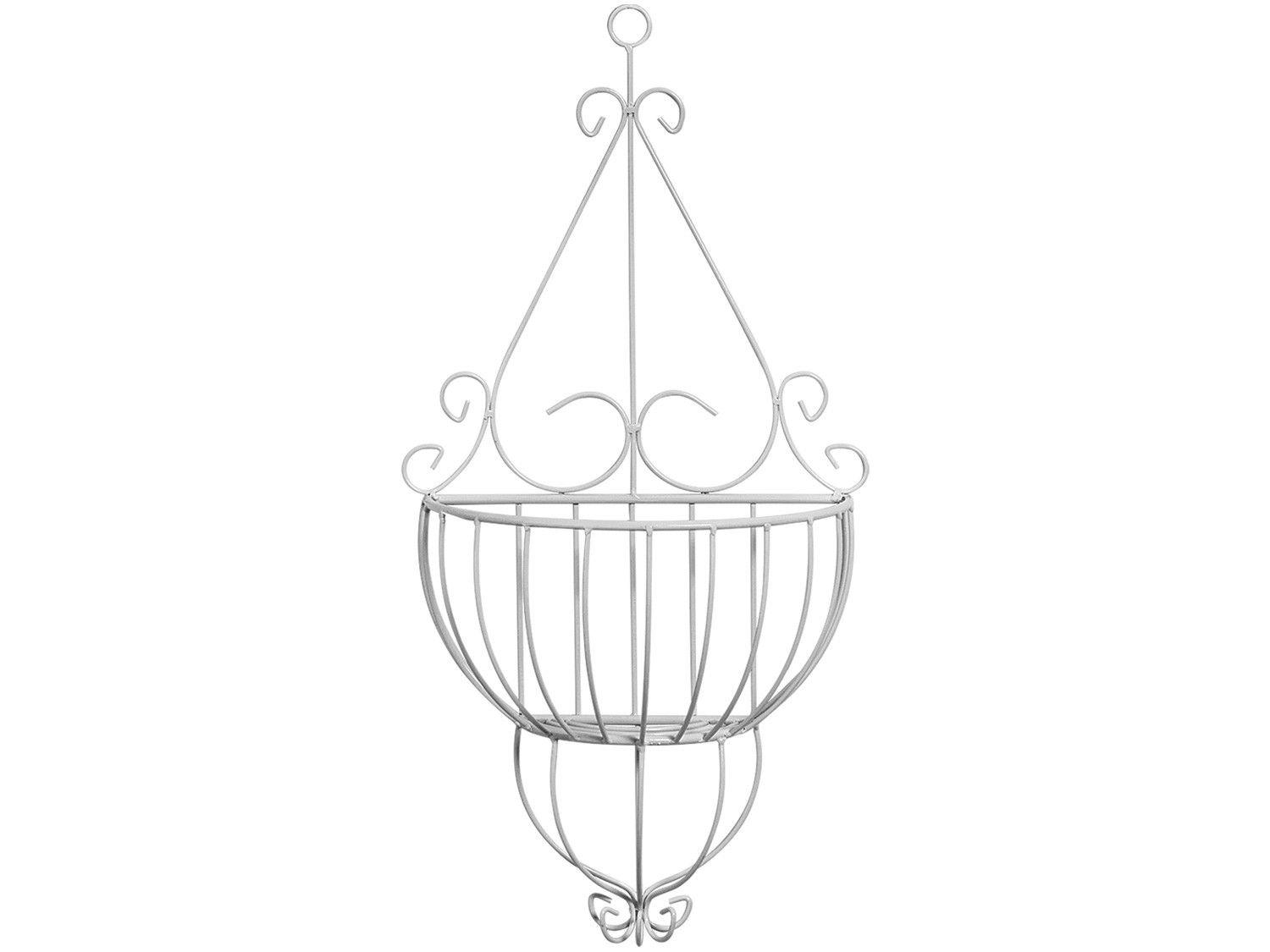Floreira de Parede de Ferro 29x61cm Shangai - 23-435