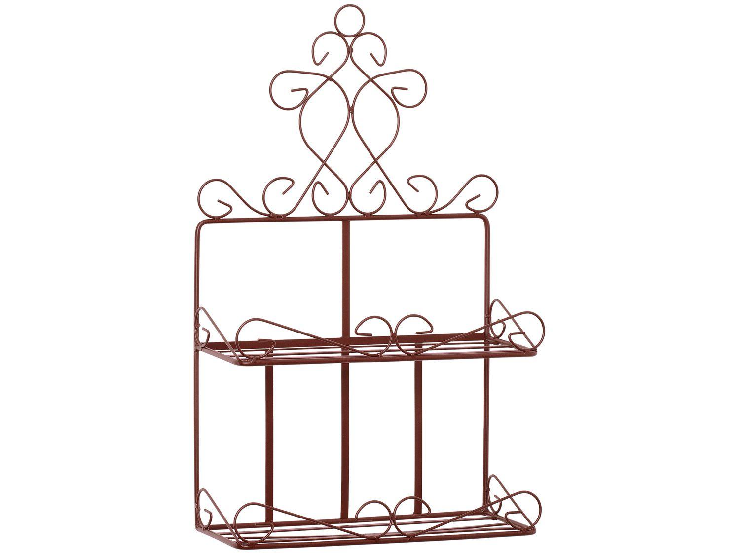 Floreira de Parede de Ferro 36x60,5cm Shangai - 23-822