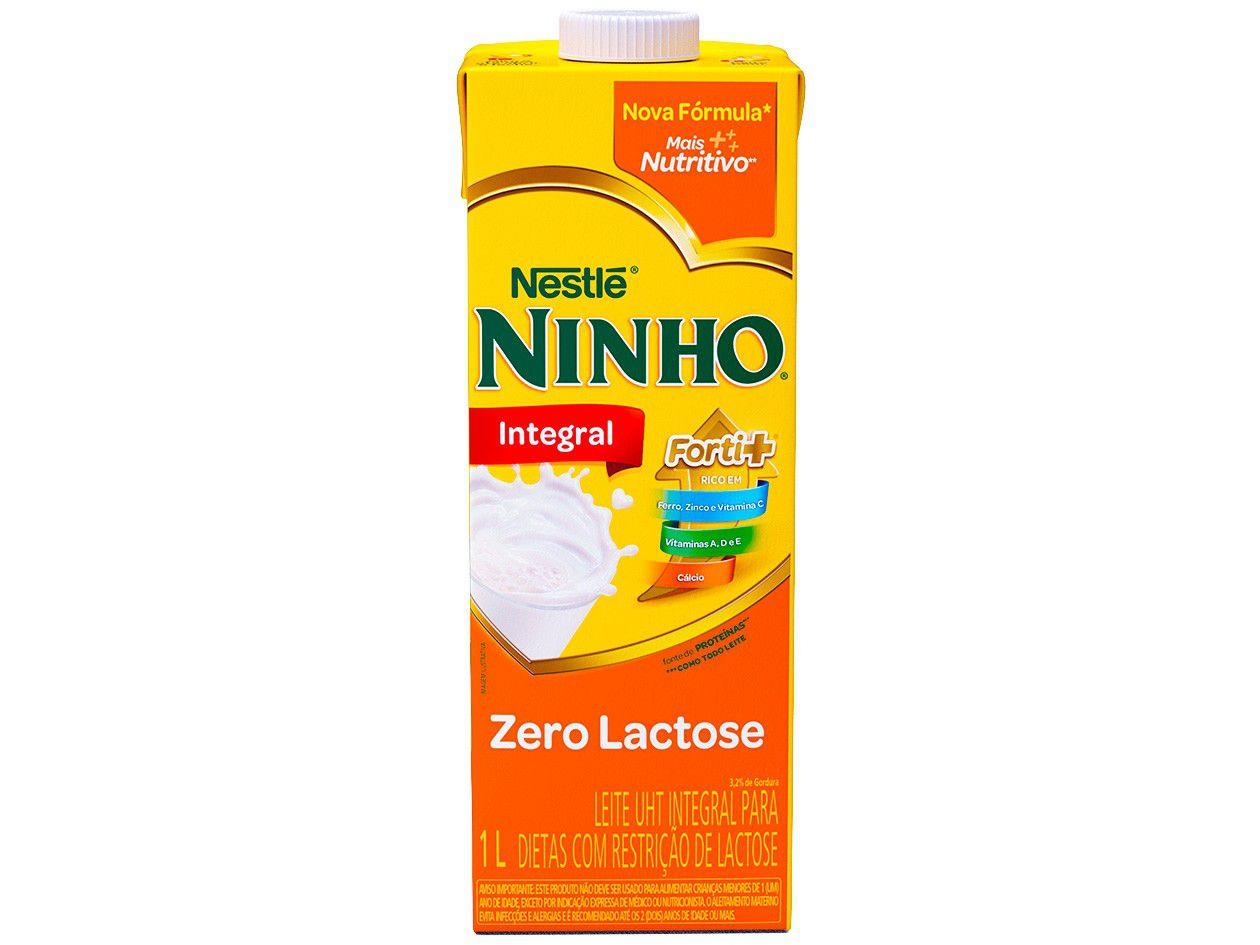 Leite Integral Zero Lactose UHT Ninho 1L