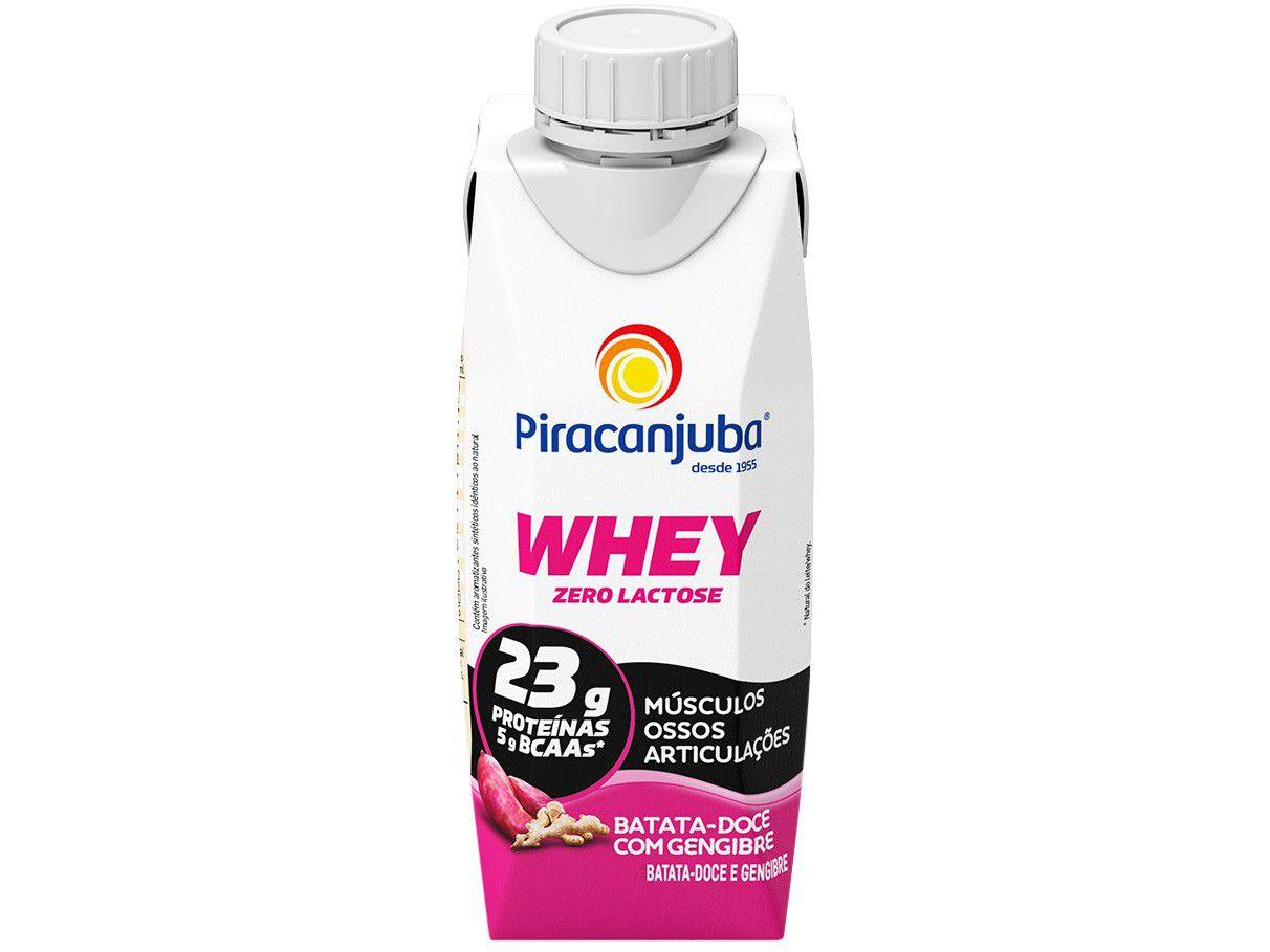 Bebida Láctea Piracanjuba Zero Lactose Whey - Batata Doce com Gengibre 250ml