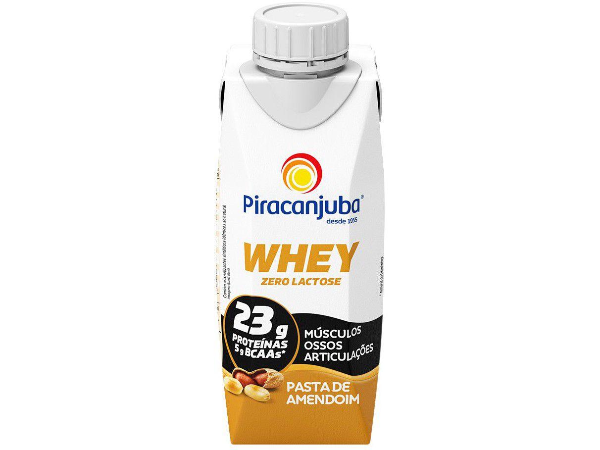 Bebida Láctea Piracanjuba Zero Lactose Whey - Pasta de Amendoim 250ml