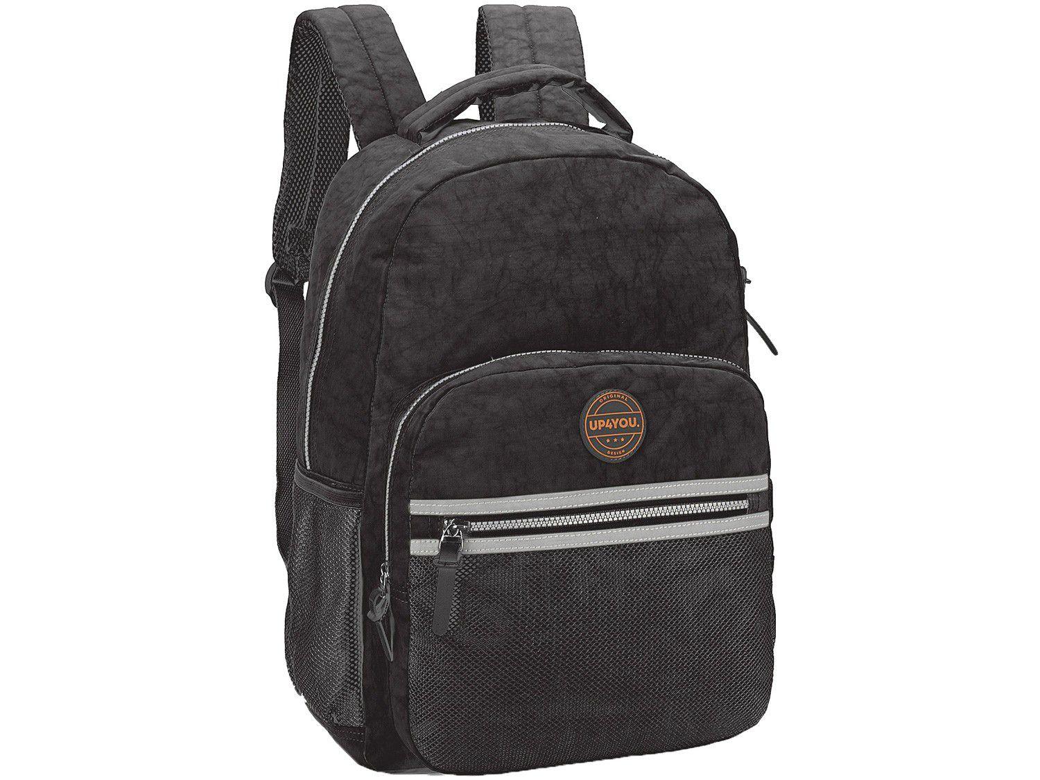 Mochila Juvenil Masculina Tam. G Luxcel - UP4YOU Preto