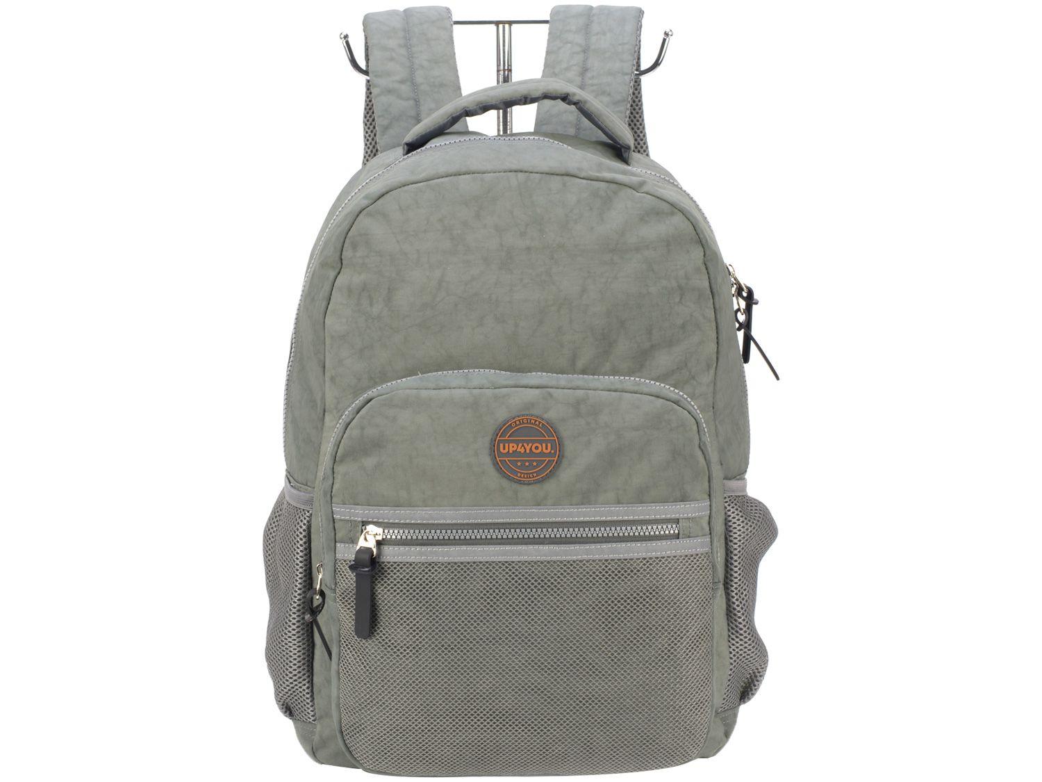 Mochila Juvenil Tam. G Luxcel UP4YOU Cinza