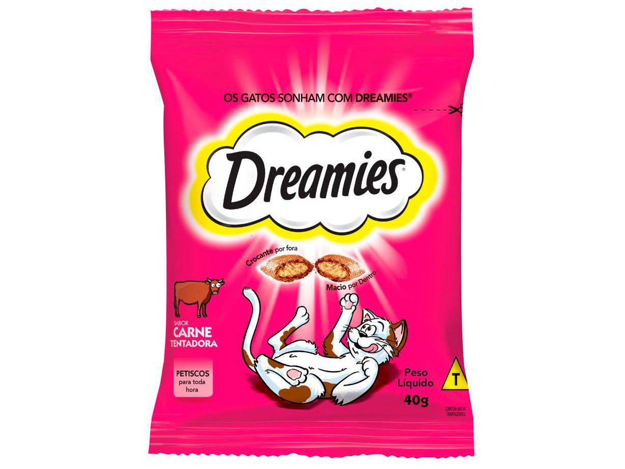Petisco para Gatos Adulto Dreamies Carne Tentadora - 40g