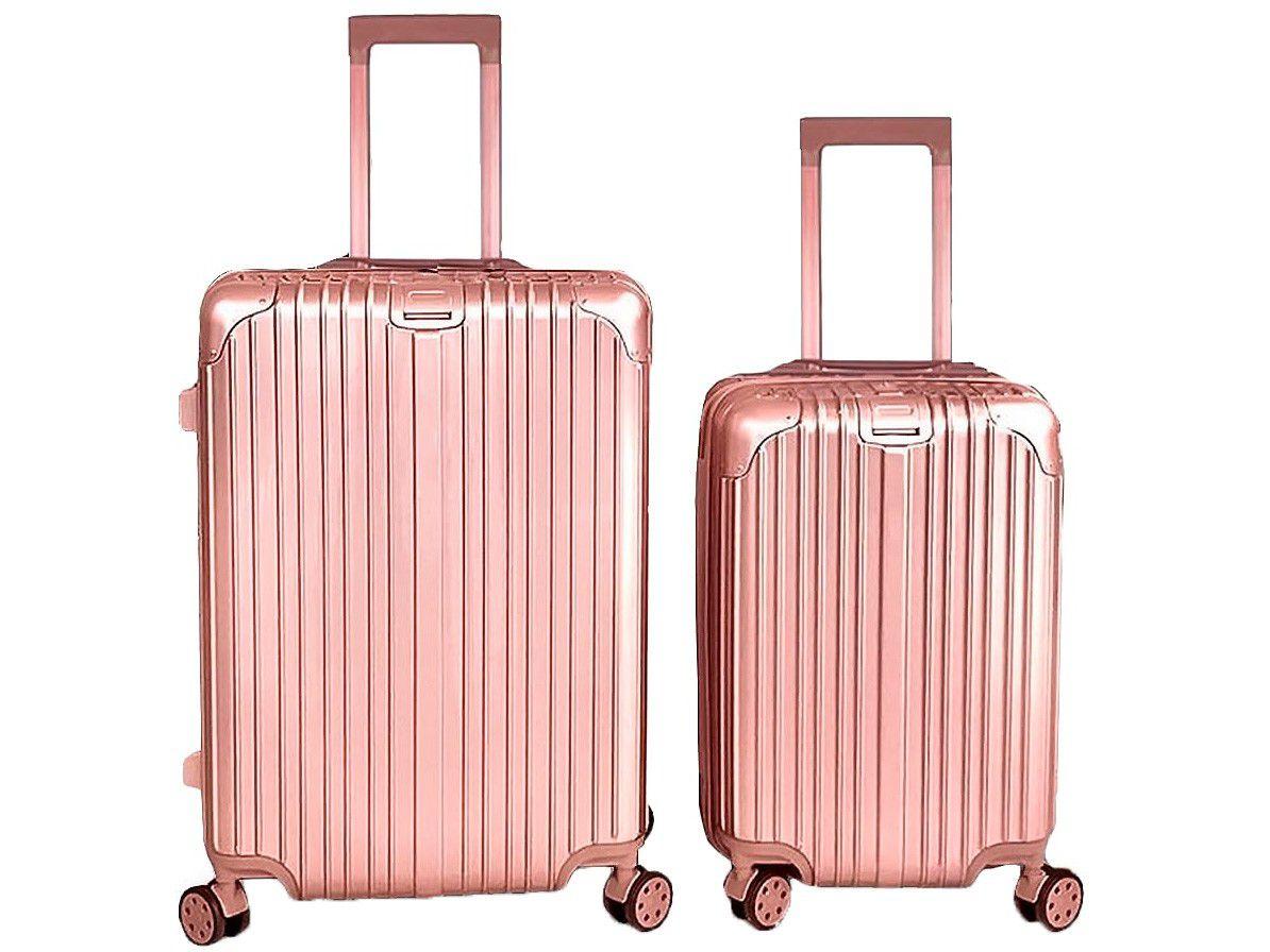 Conjunto de Malas 2 Peças Qualis com Giro 360º - MV-009 ROSE