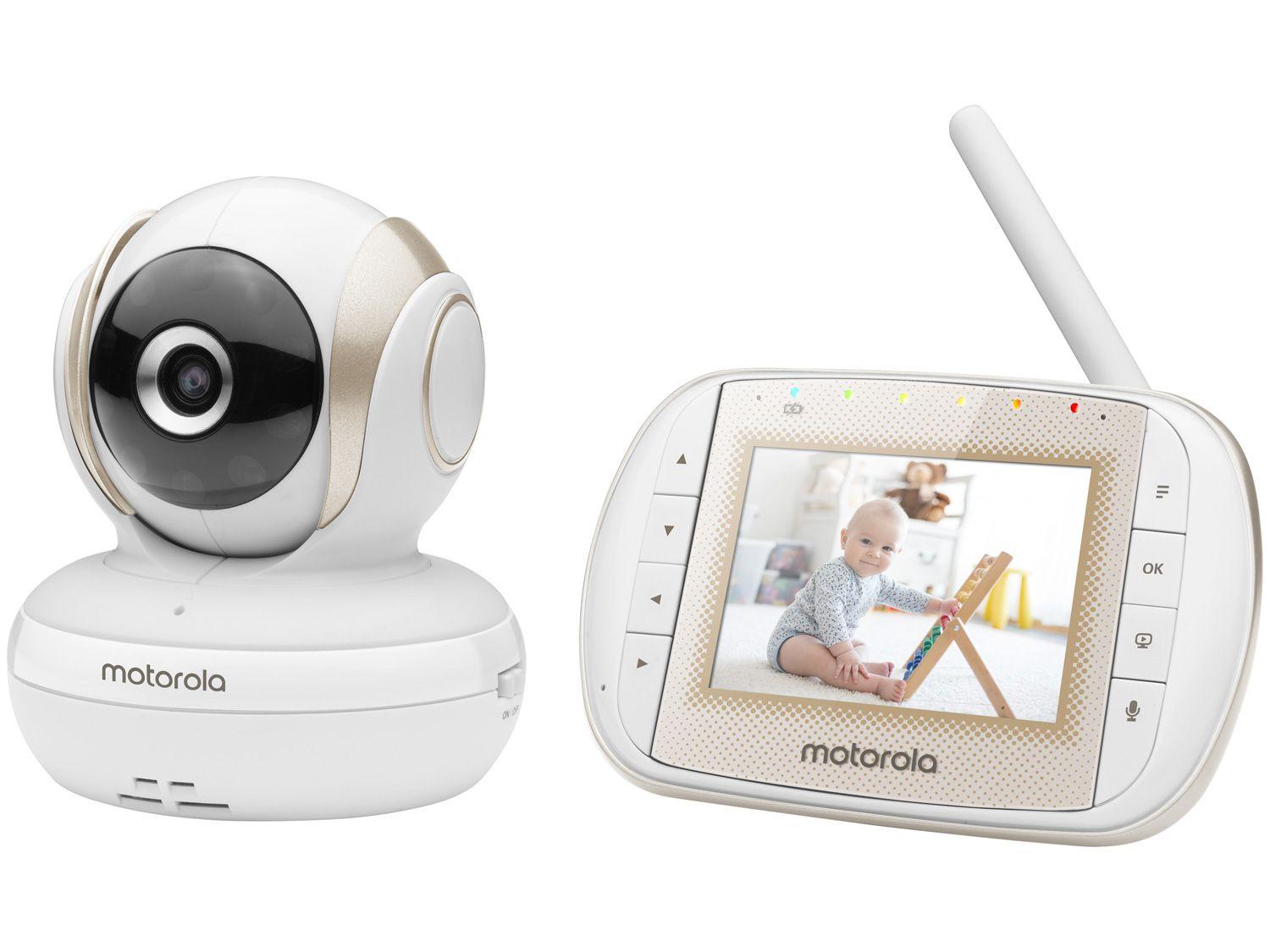 Babá Eletrônica Motorola MBP30A Tela 3" - Comunicação Bidirecional Canções de Ninar