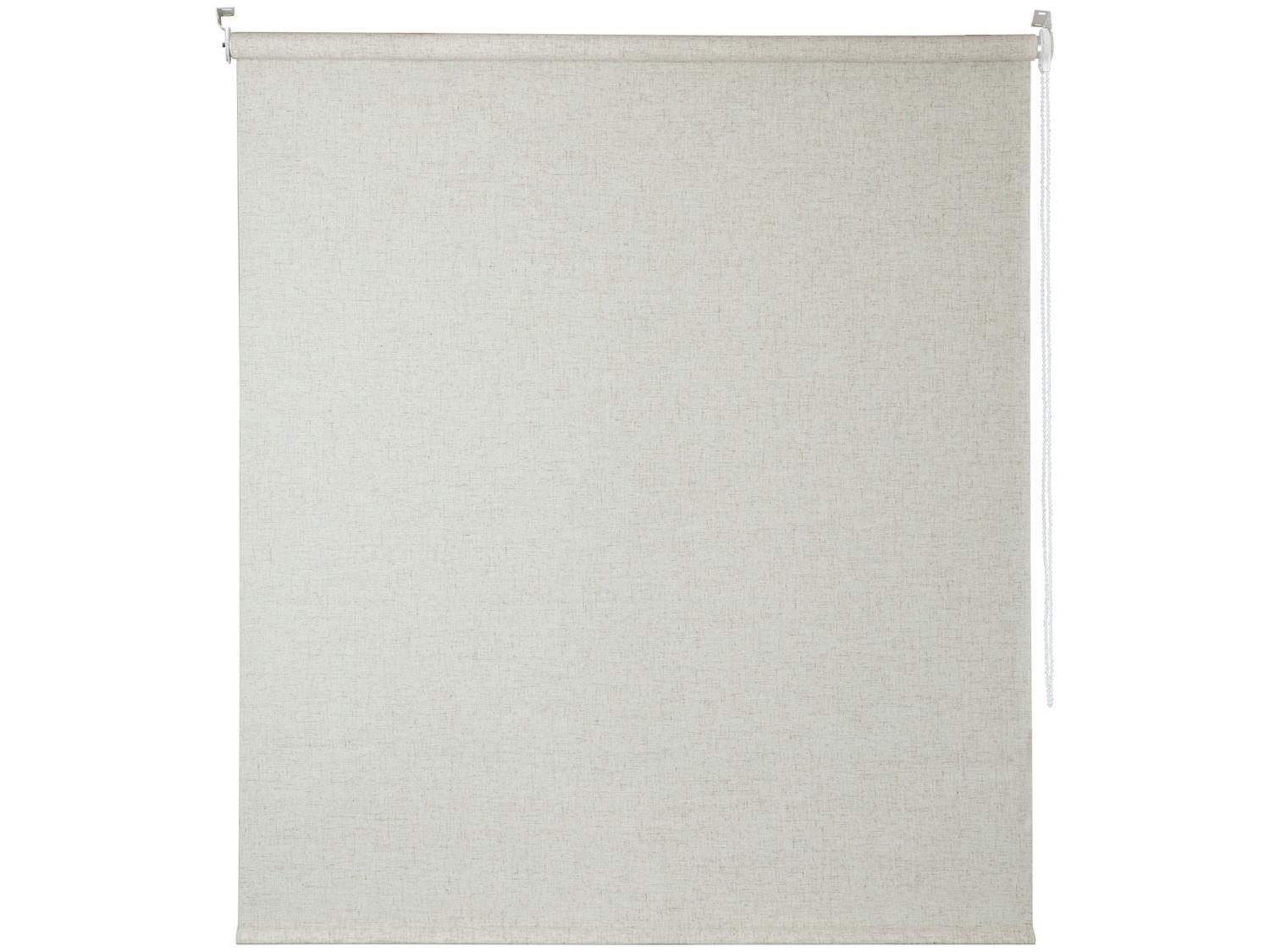 Persiana Rolô Tecido Bege 140x160cm - Evolux Soft Linho