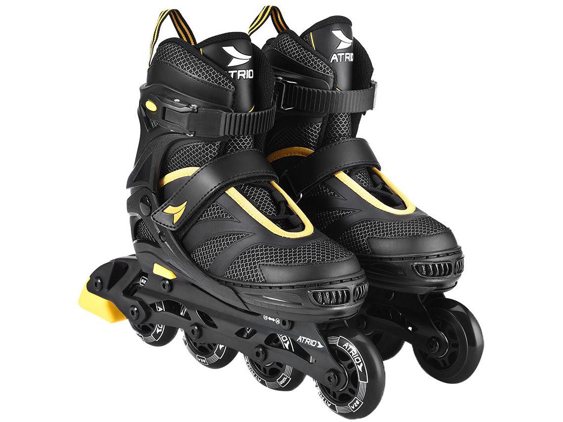 Patins in Line Atrio ES307 Preto e Amarelo