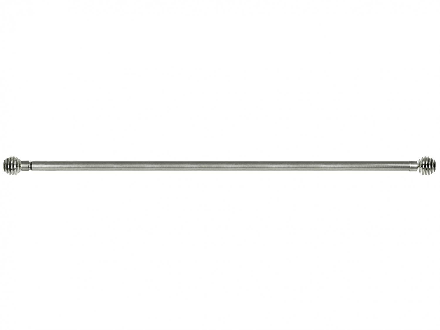 Varão de Cortina Extensível 1,60m a 3,00m 25/28mm - Evolux Ponteira Esfera Cromado