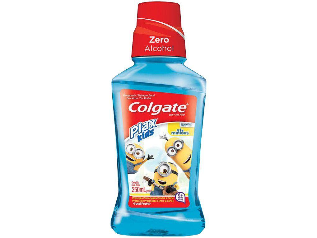Enxaguante Bucal Infantil Colgate sem Álcool - Plax Minions 250ml