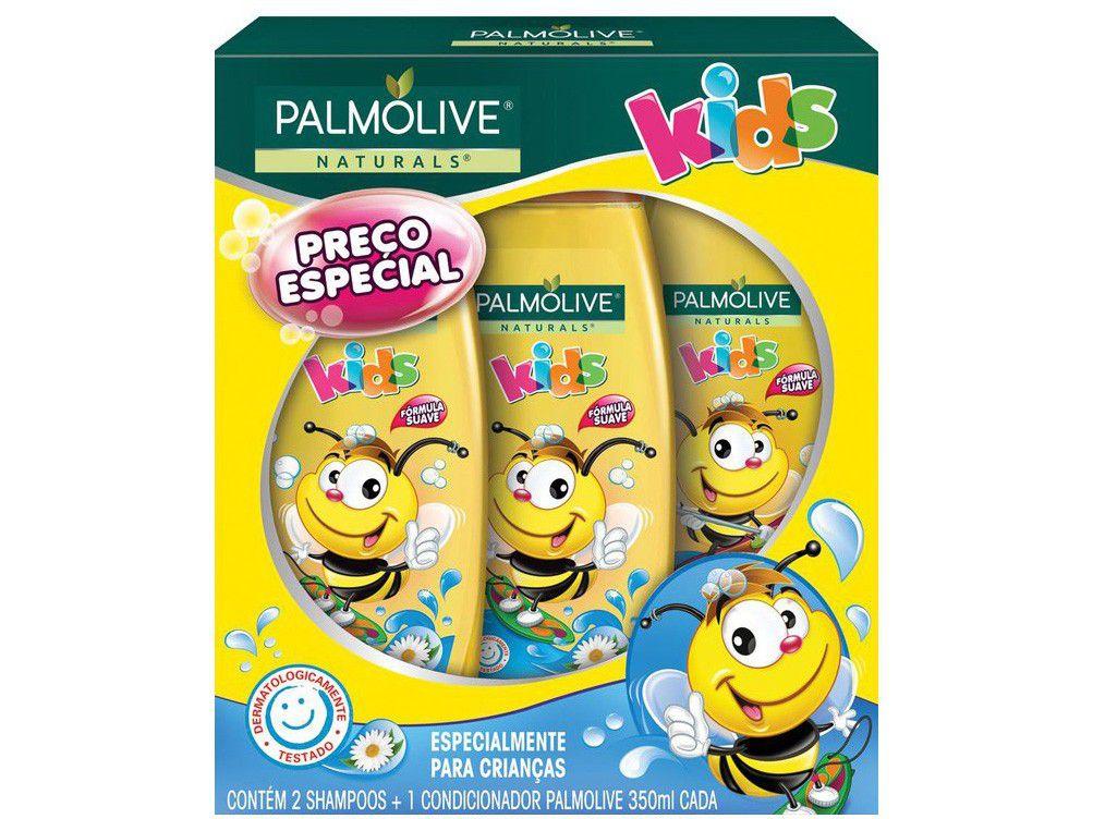 Kit Shampoo e Condicionador Infantil Palmolive - Naturals Kids Abelhinha 350ml