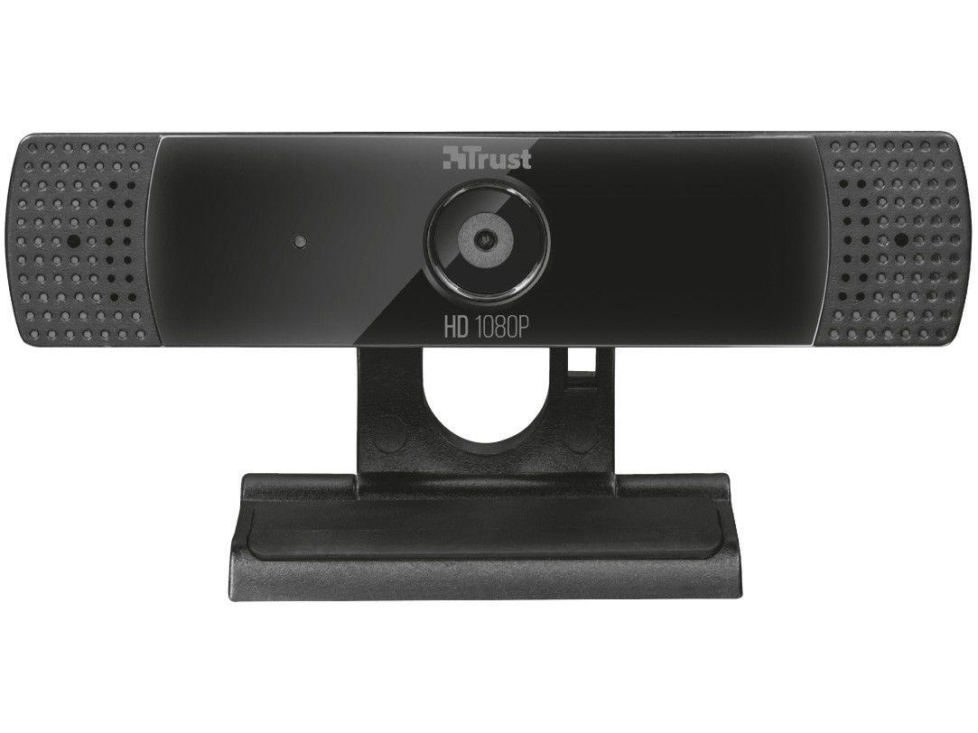 Webcam Trust GXT 1160 Vero Full HD - com Microfone Transmissão Ao Vivo