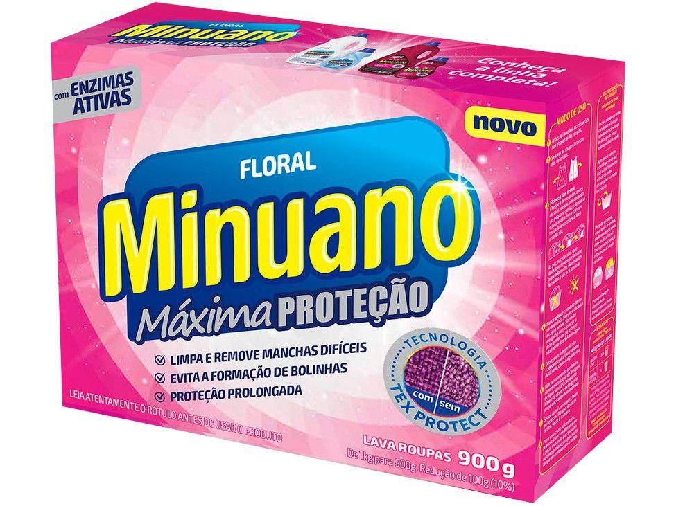 Sabão em Pó Minuano Máxima Proteção - Floral 900g