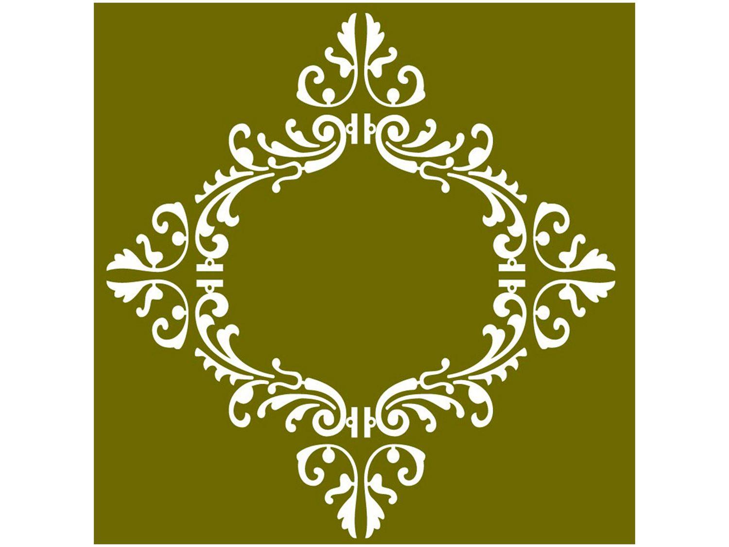 Adesivo de Azulejo Arabesco PVC Adesif N1905782 - 15x15cm 8 Unidades