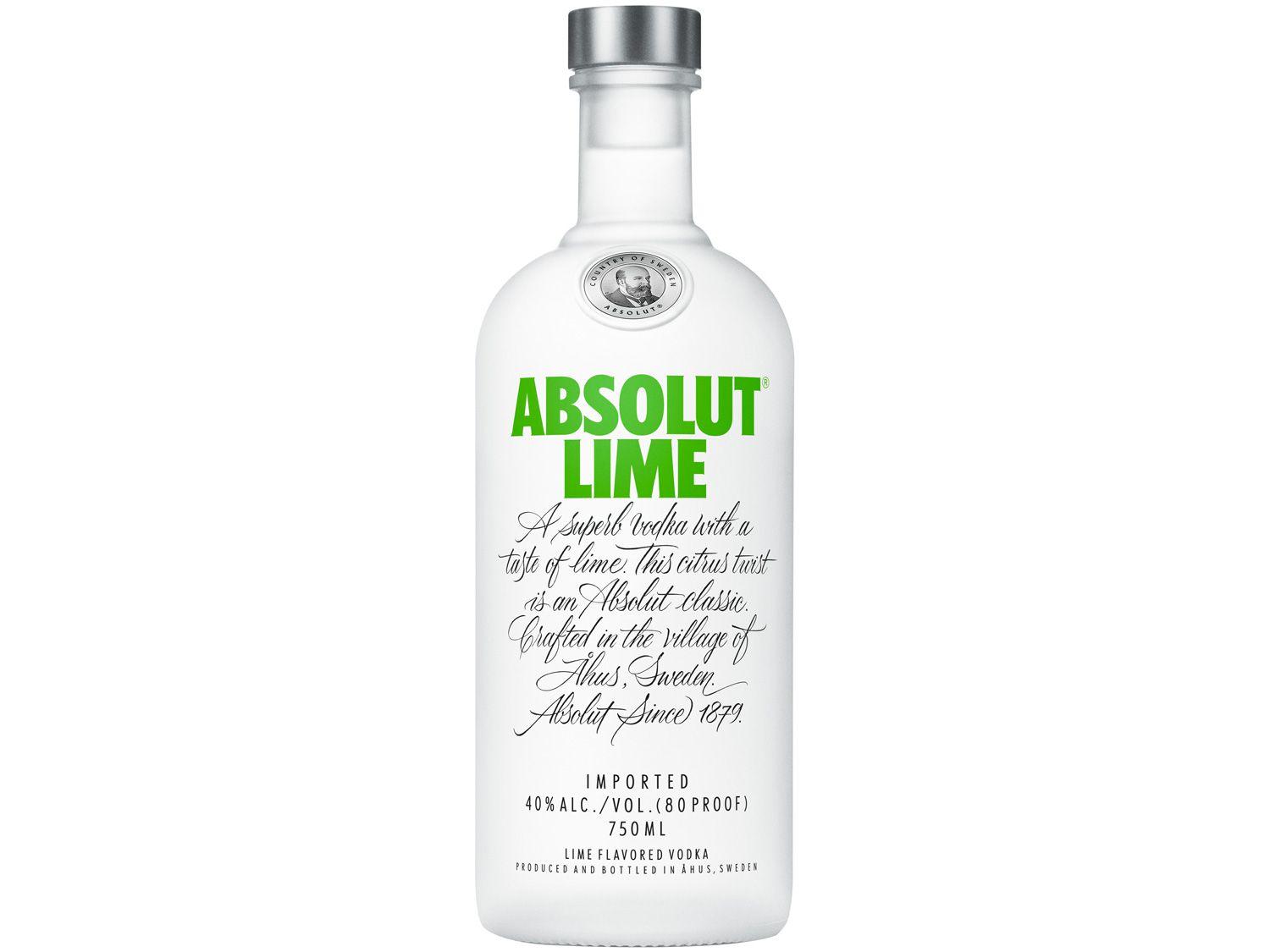 Vodka Absolut Limão-Taiti 750ml