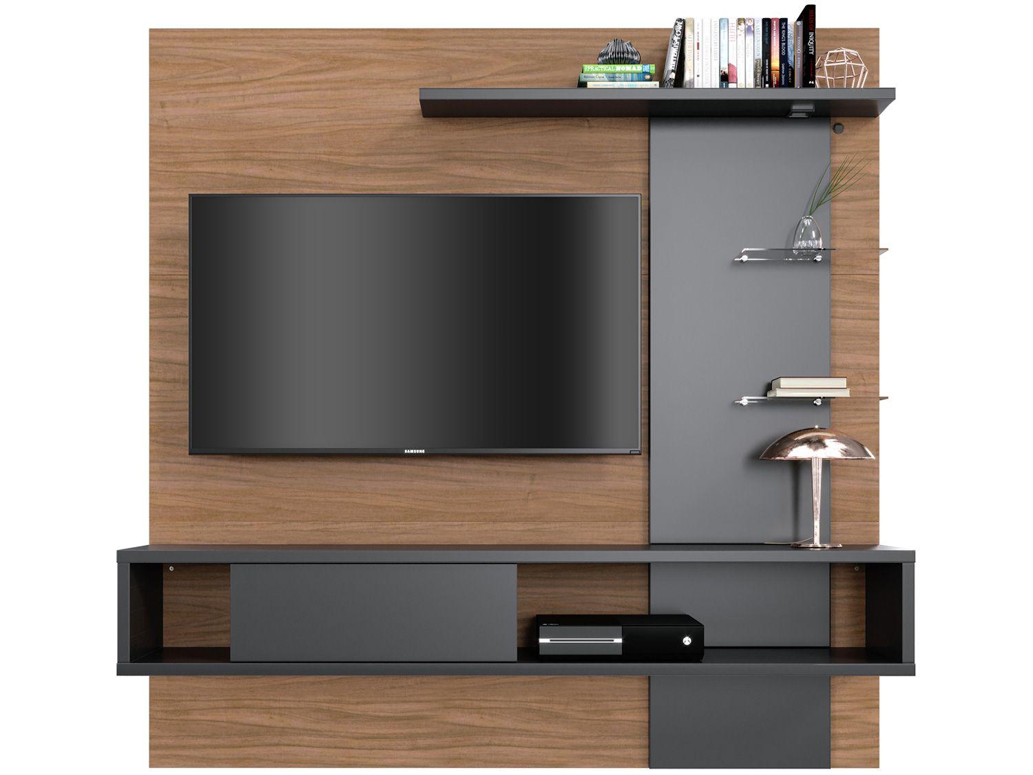 Estante Home Suspenso para TV até 55" 1 Porta - Colibri Atlântico