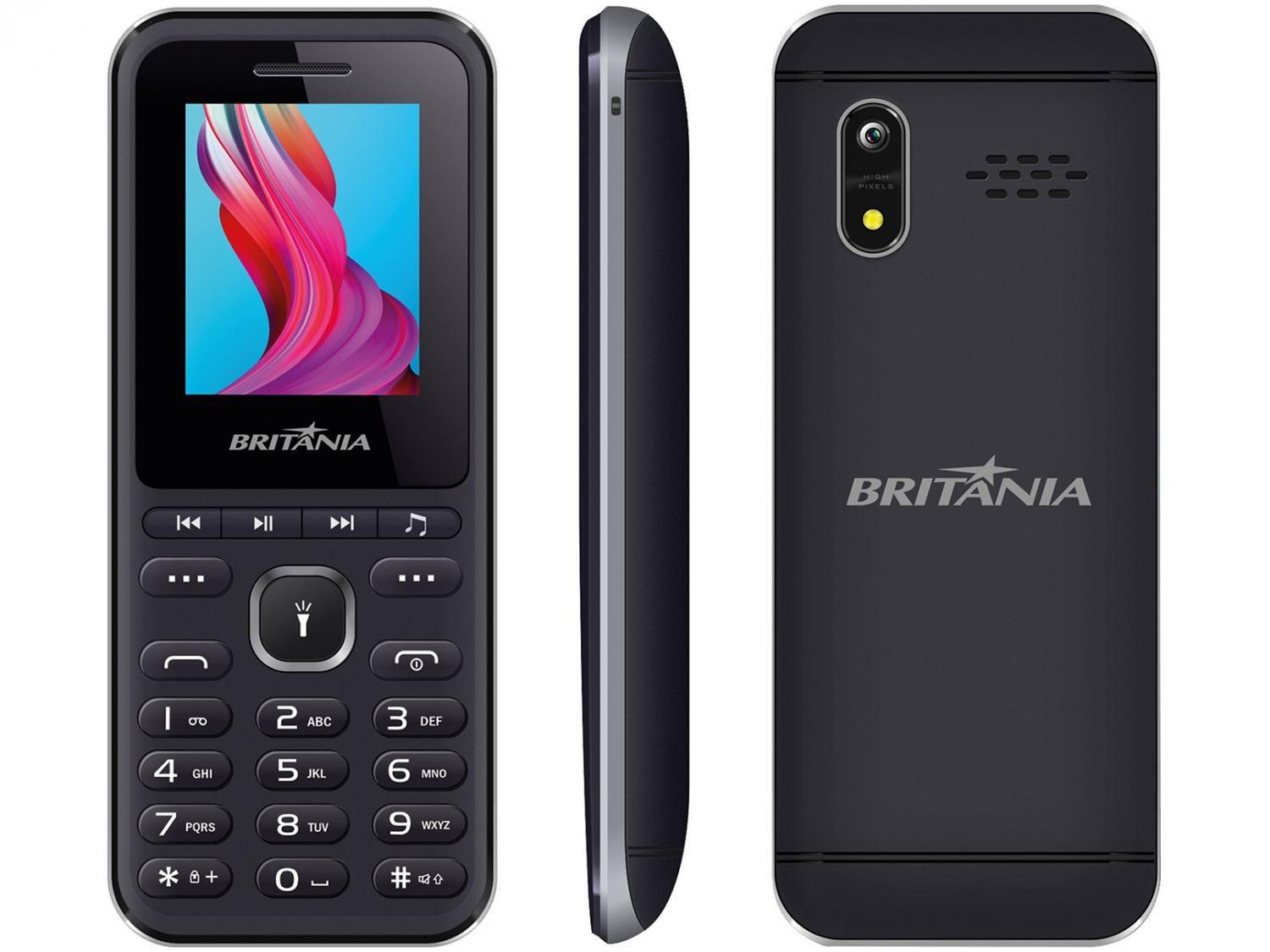 Celular Britânia BCE01 Dual Chip Bluetooth - Desbloqueado