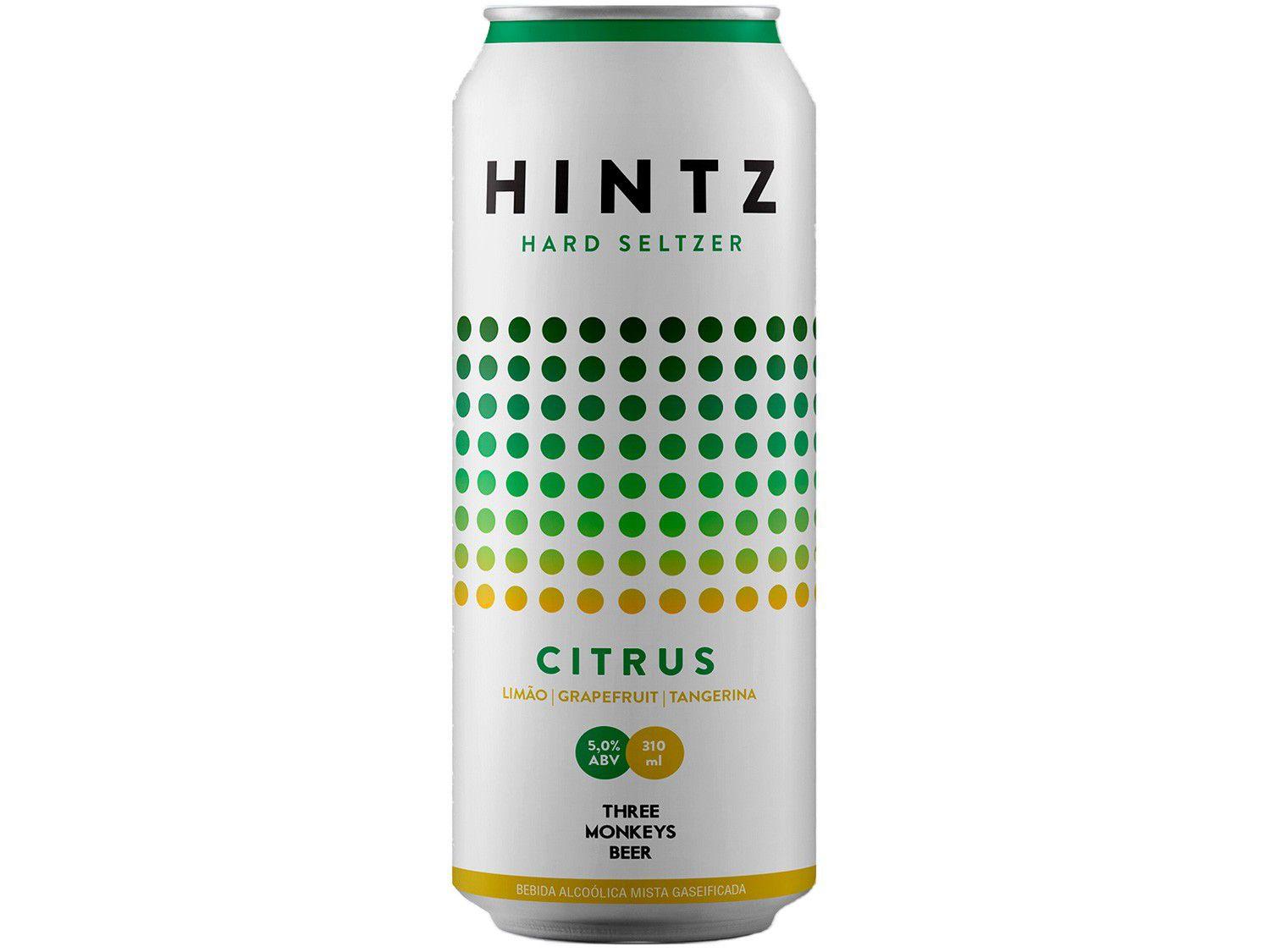 Bebida Mista Hintz Citrus - Limão Grapefruit e Tangerina 310ml