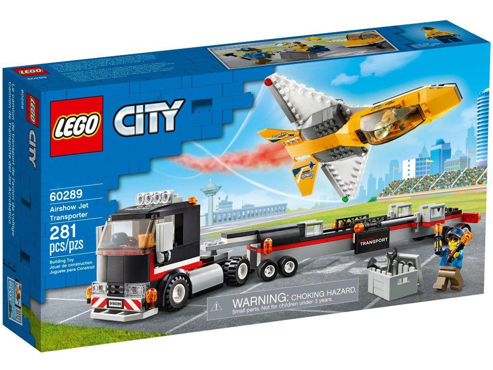 LEGO City Transportador de Avião de Acrobacias - Aéreas 281 Peças 60289