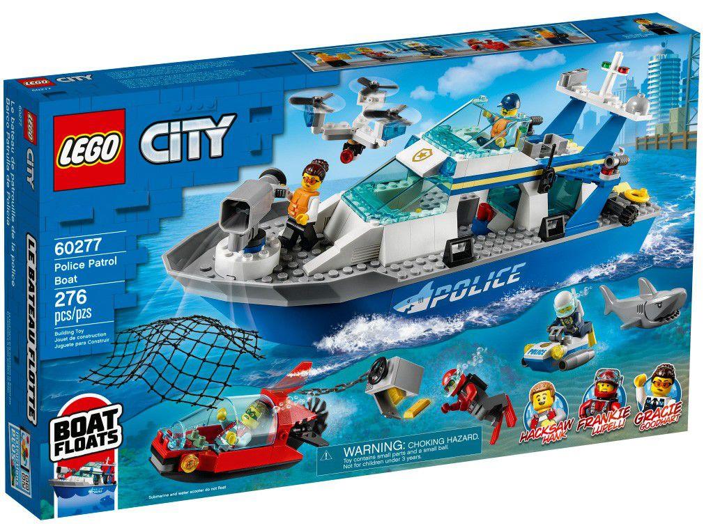 LEGO City Barco da Patrulha da Polícia 276 peças - 60277