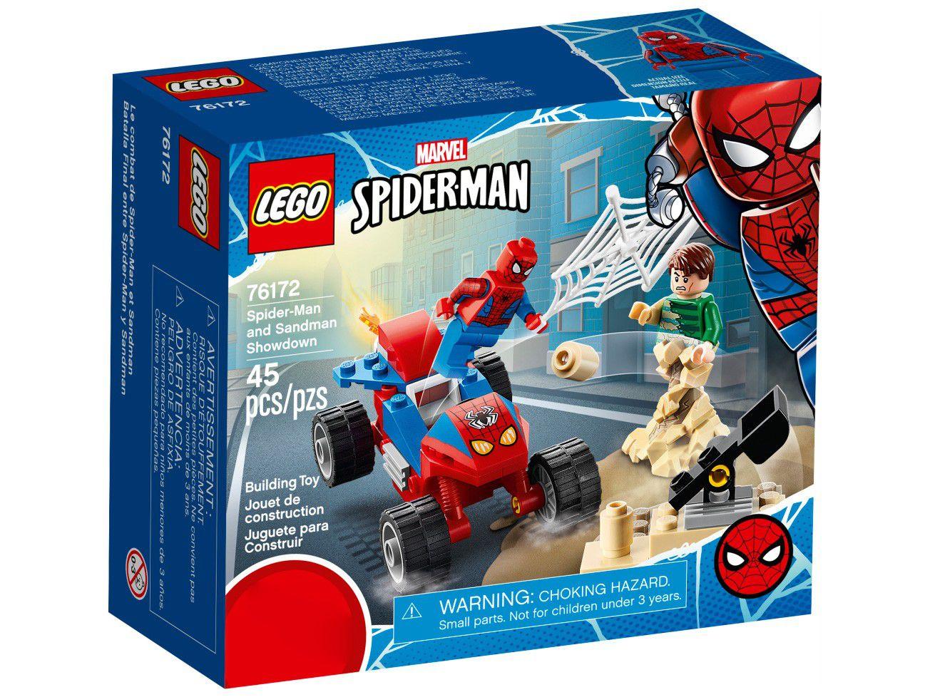 LEGO Marvel Confronto Homem-Aranha e Sandman - 45 Peças 76172