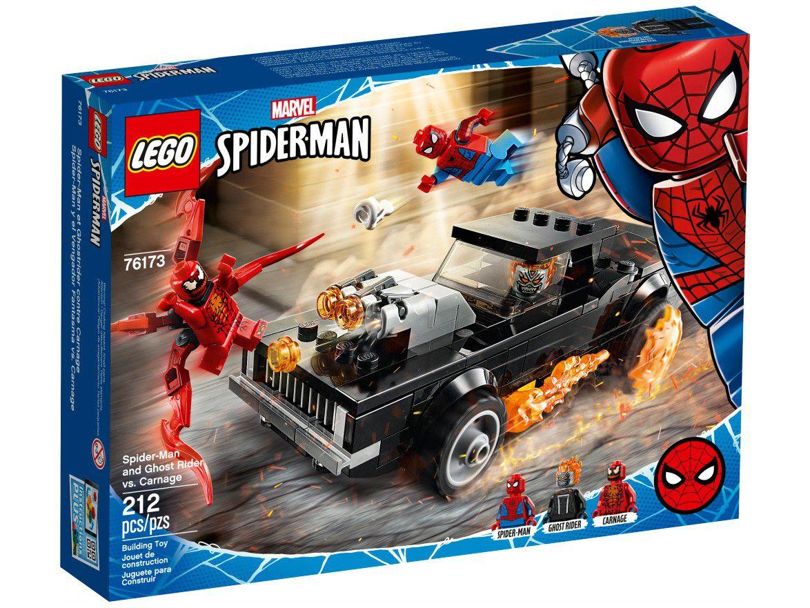 LEGO Marvel Homem-Aranha e Ghost Rider vs. Carnage - 212 Peças 76173