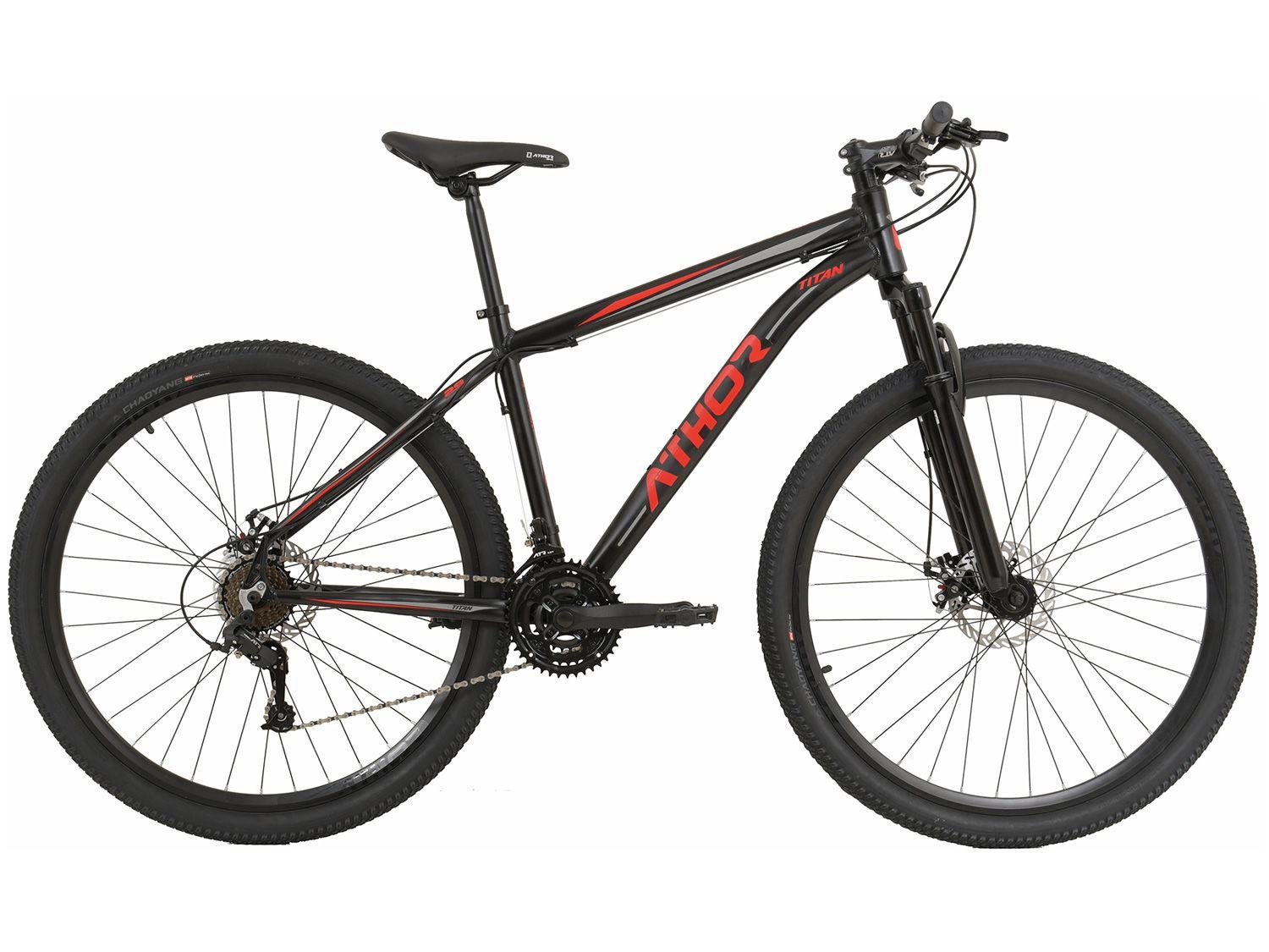 Mountain Bike Aro 29 Athor Premium Titan - Alumínio Freio a Disco 21 Marchas