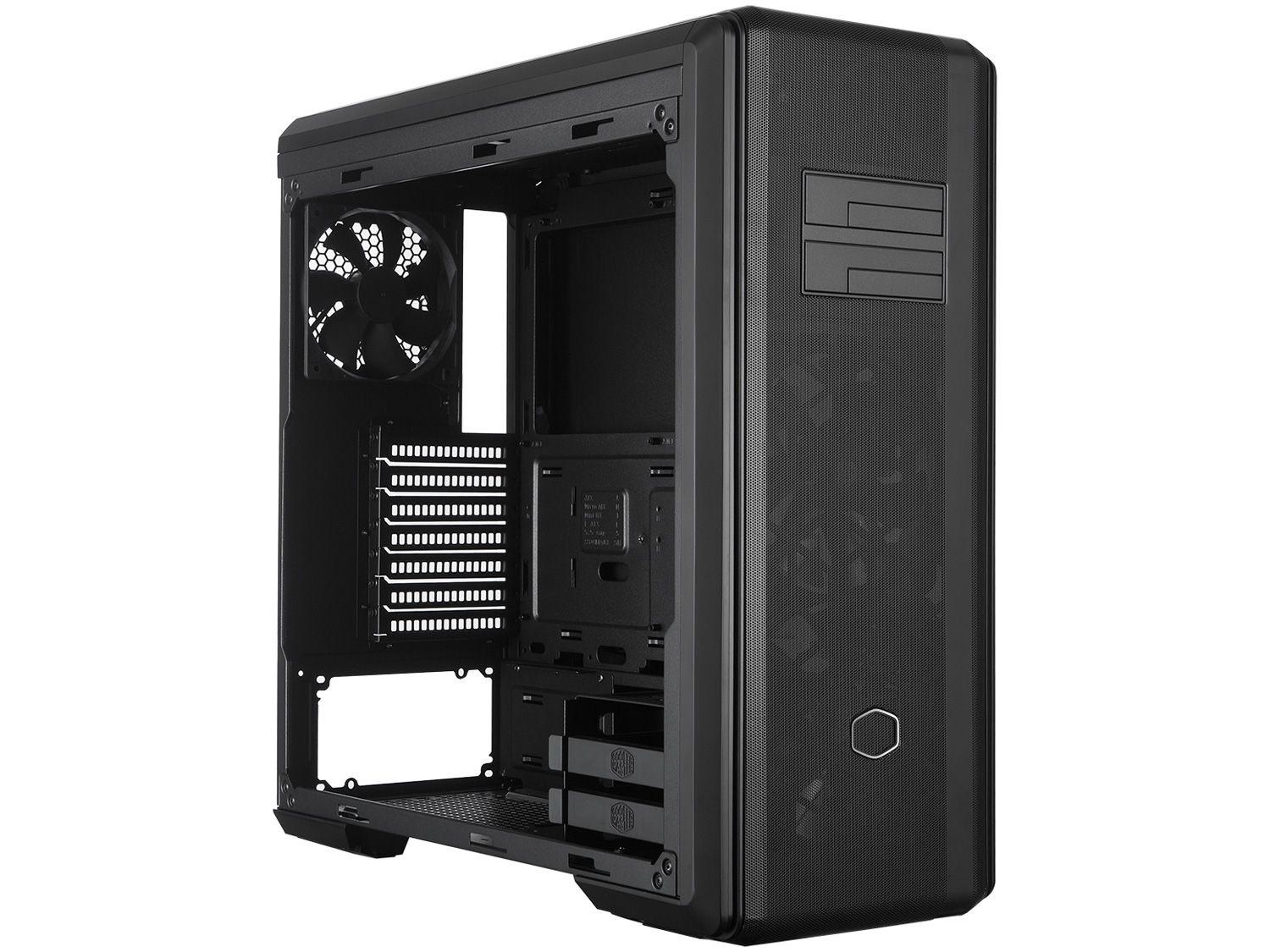 Gabinete para PC Cooler Master MasterBox NR600P - Mid Tower ATX 3 FANs Preto