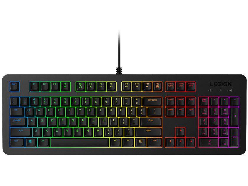 Teclado Gamer USB Lenovo Legion RGB - Preto K300
