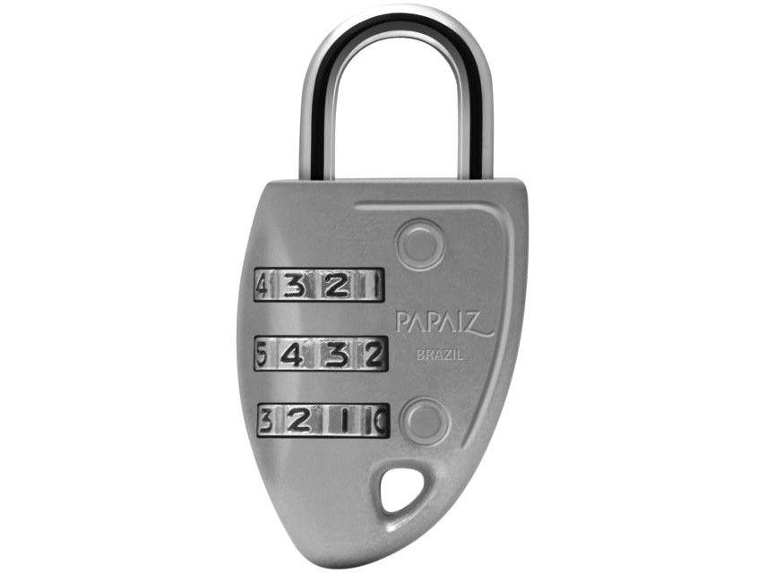 Cadeado de Segredo Papaiz 30mm Prata
