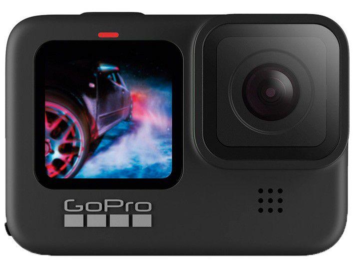 GoPro HERO9 Black 20MP 5K Wi-Fi Bluetooth GPS - 2,27" à Prova de Água Transmissão ao Vivo