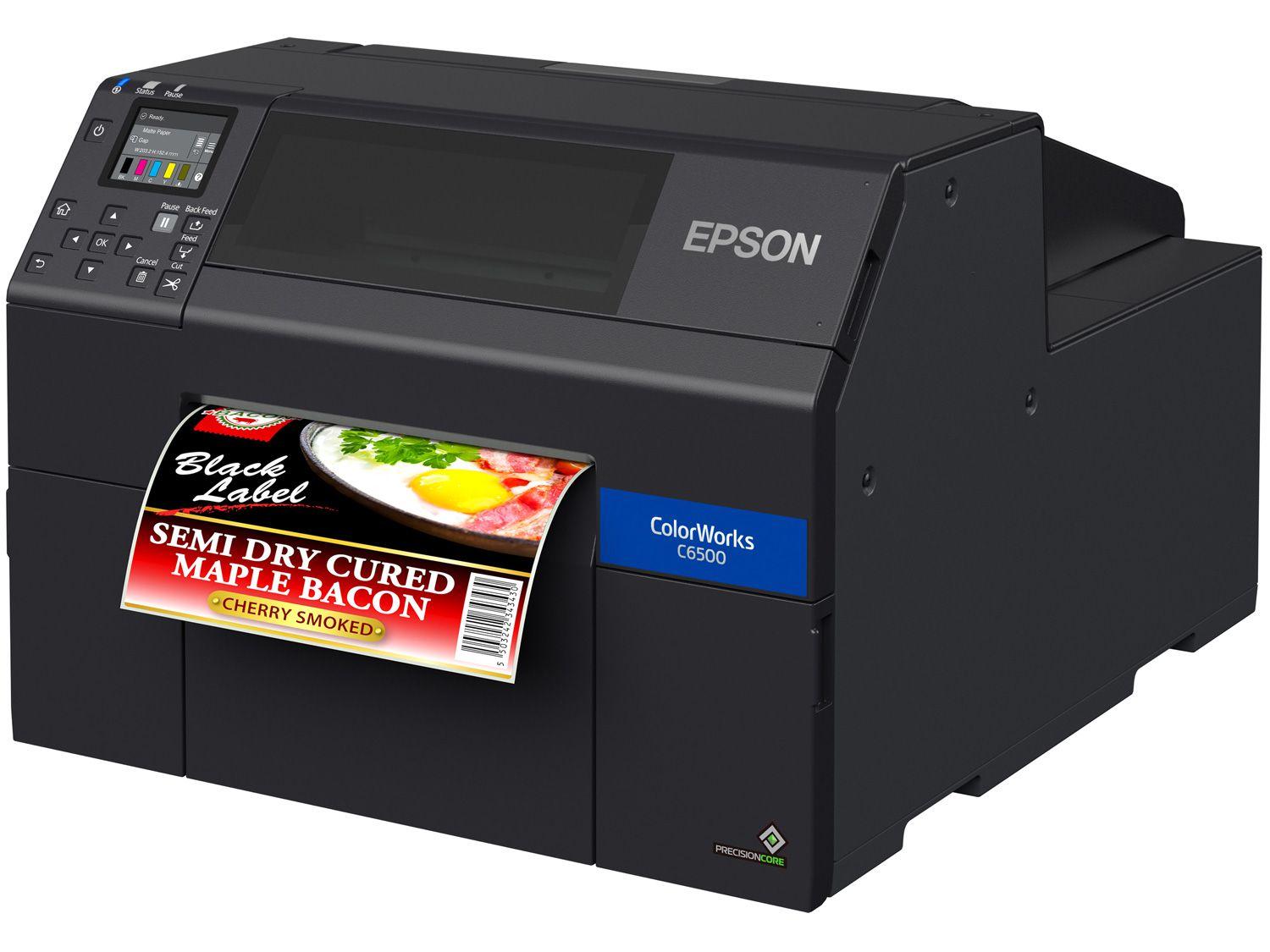 Impressora de Etiquetas Jato de Tinta Epson - ColorWorks CW-C6500AU
